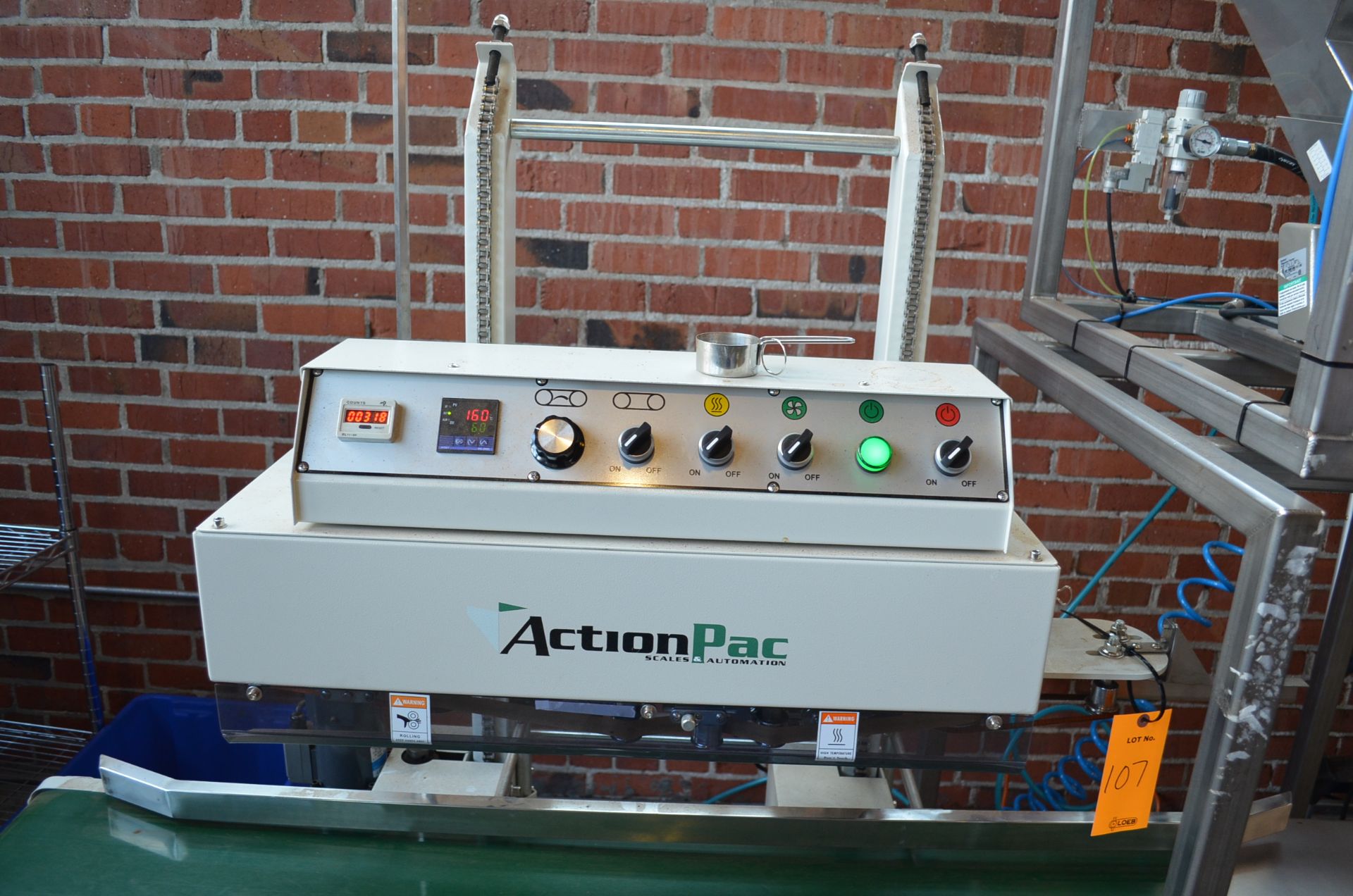 Action Pac Mdl SEAL-E-7, Continuous Inline Band Sealer, 16 Inch Long Seal Section, 9 Inch Wide x - Image 2 of 7