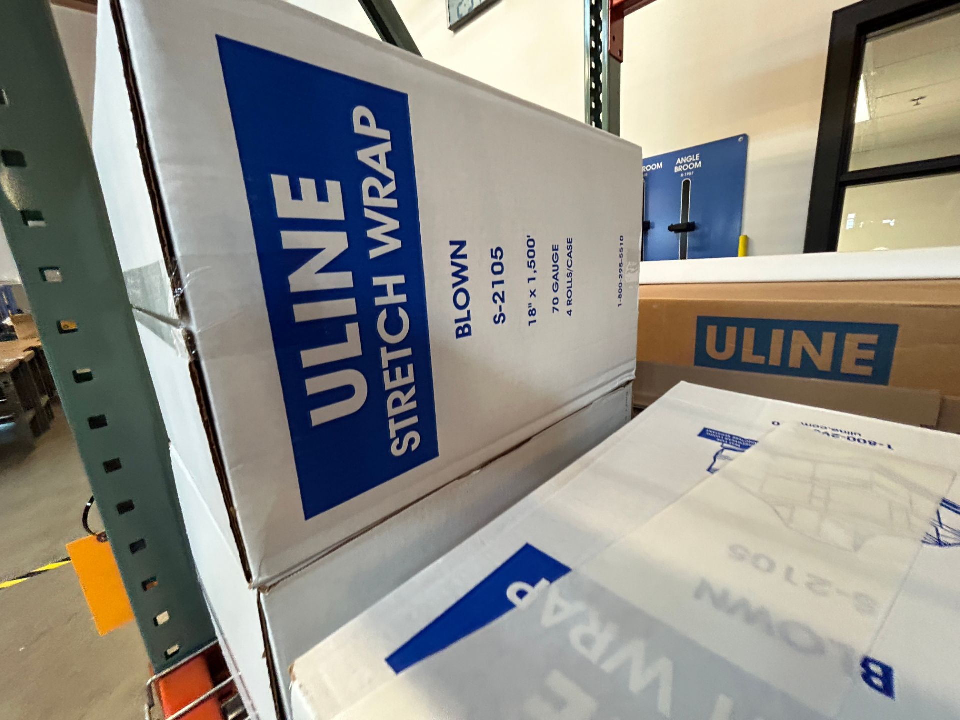 Lot - Assorted Packing Supplies Consisting of Uline Poly Mailers, Uline Stretch Wrap, 3x5 In. Direct - Image 2 of 13