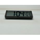 Timex / XREXS, Lot - (2) Wall Mount Digital Clocks, with Time, Day, Date Displayed