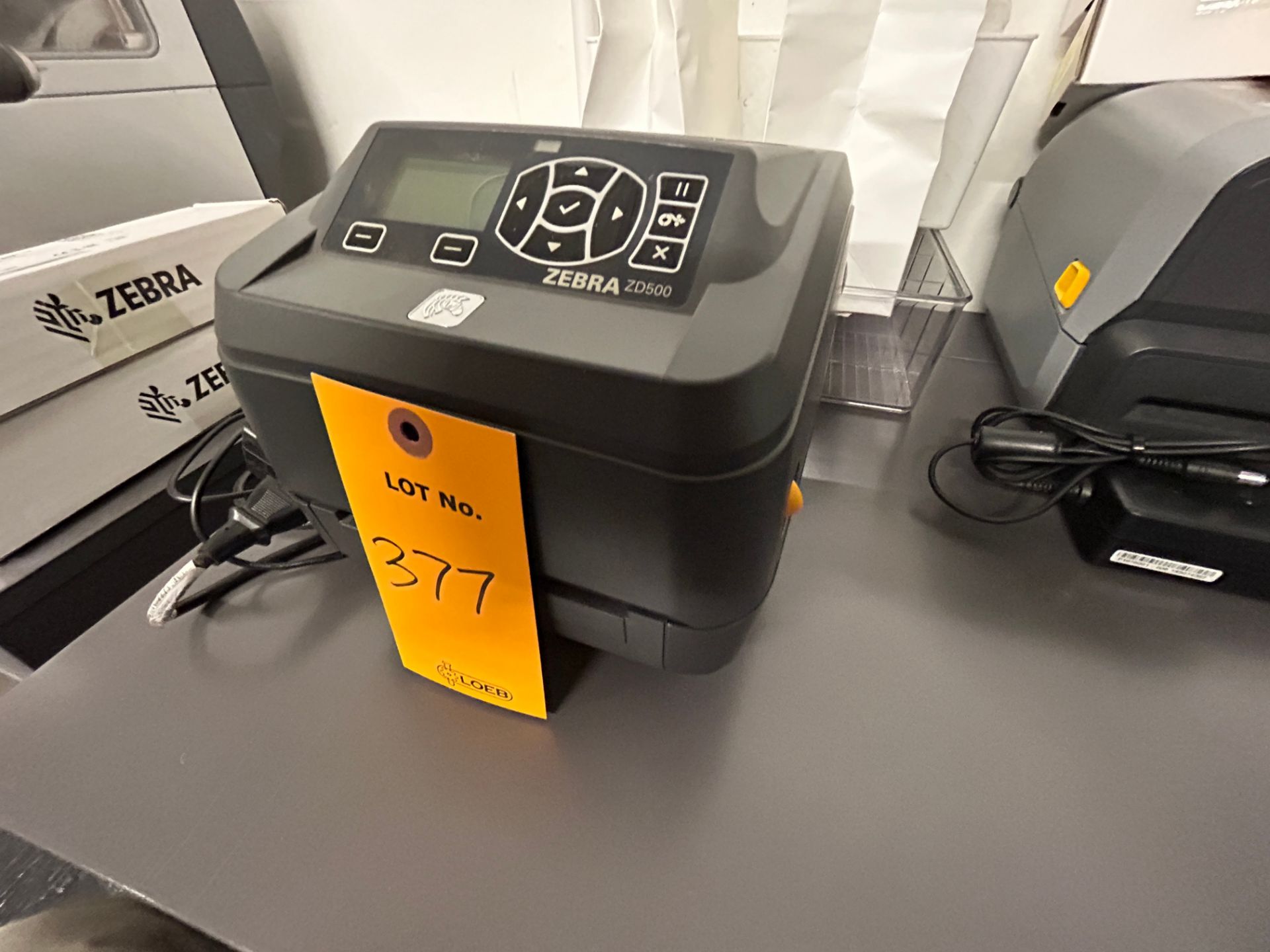 ZEBRA Mdl ZD500, Direct Thermal Label Printer, USB + Ethernet , Networkable, LCD Screen, 203 x 203