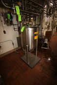 50 Gal. S/S Single Wall Tank,with Cone Bottom, Mounted on S/S Legs & Load Cells (Original 151) (