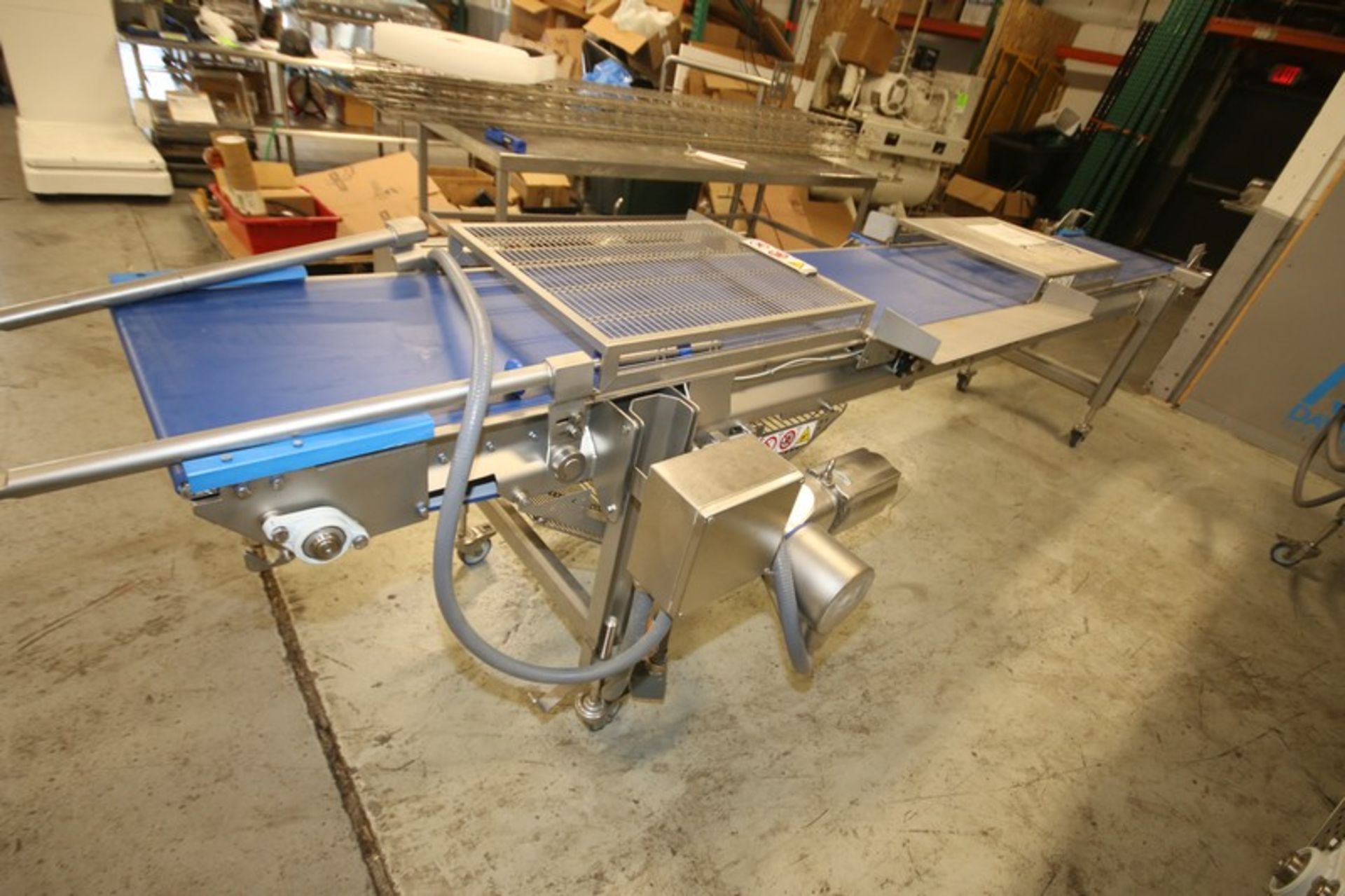 2019 Alimec Aprox. 159" L x 19 1/2" W x 34" H S/S Belt Conveyor, SN 813-55, with Bauer S/S Drive - Image 4 of 6