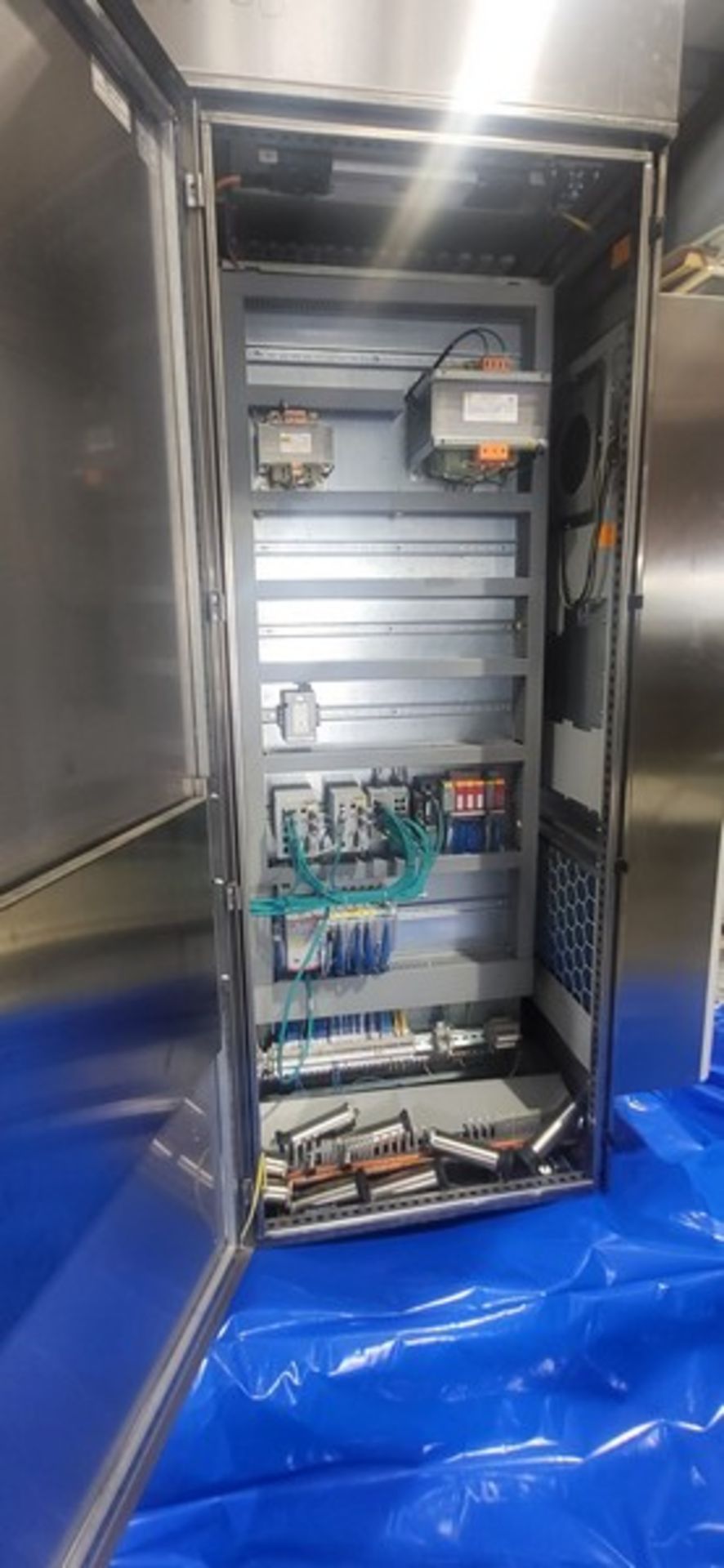 2019 Alimec 94" L x 24" Deep x 101" H 3 - Door S/S Pizza Line Control Panel SN 813-100, with Allen - Image 5 of 15