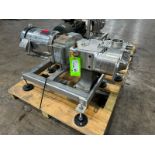 Waukesha Cherry-Burrell 10 hp PositiveDisplacement Pump, M/N 130U2, S/N 347774 03, with Aprox. 3”
