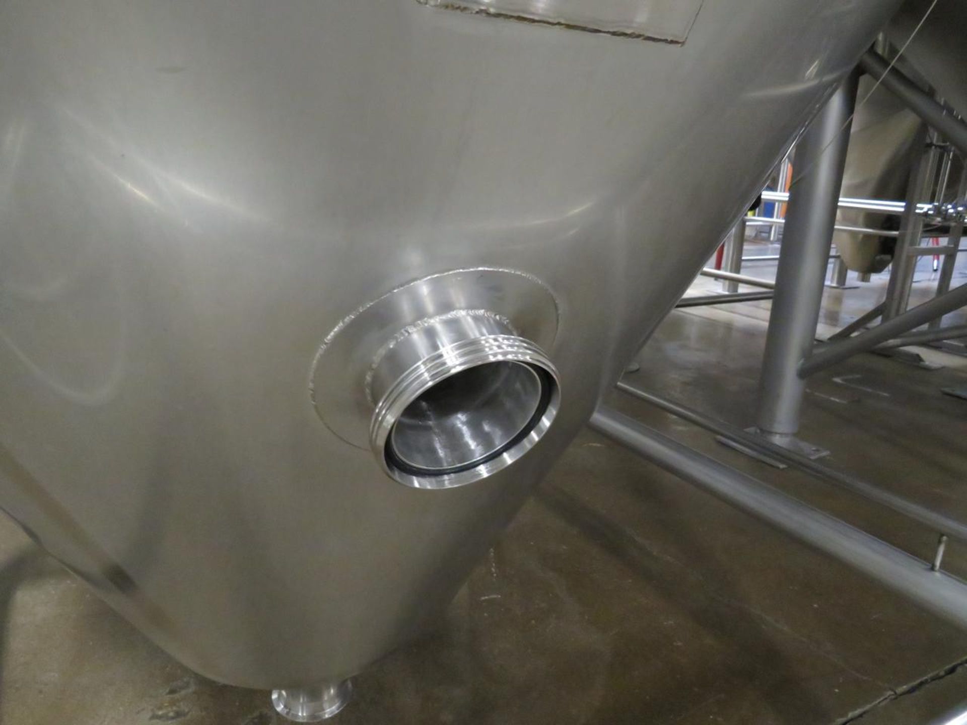 2011 Bera-Plan 100-BBL S/S Fermentation Tank, Aprox. 84" Dia. x 156" Straight Height, with Jacket ( - Bild 13 aus 17