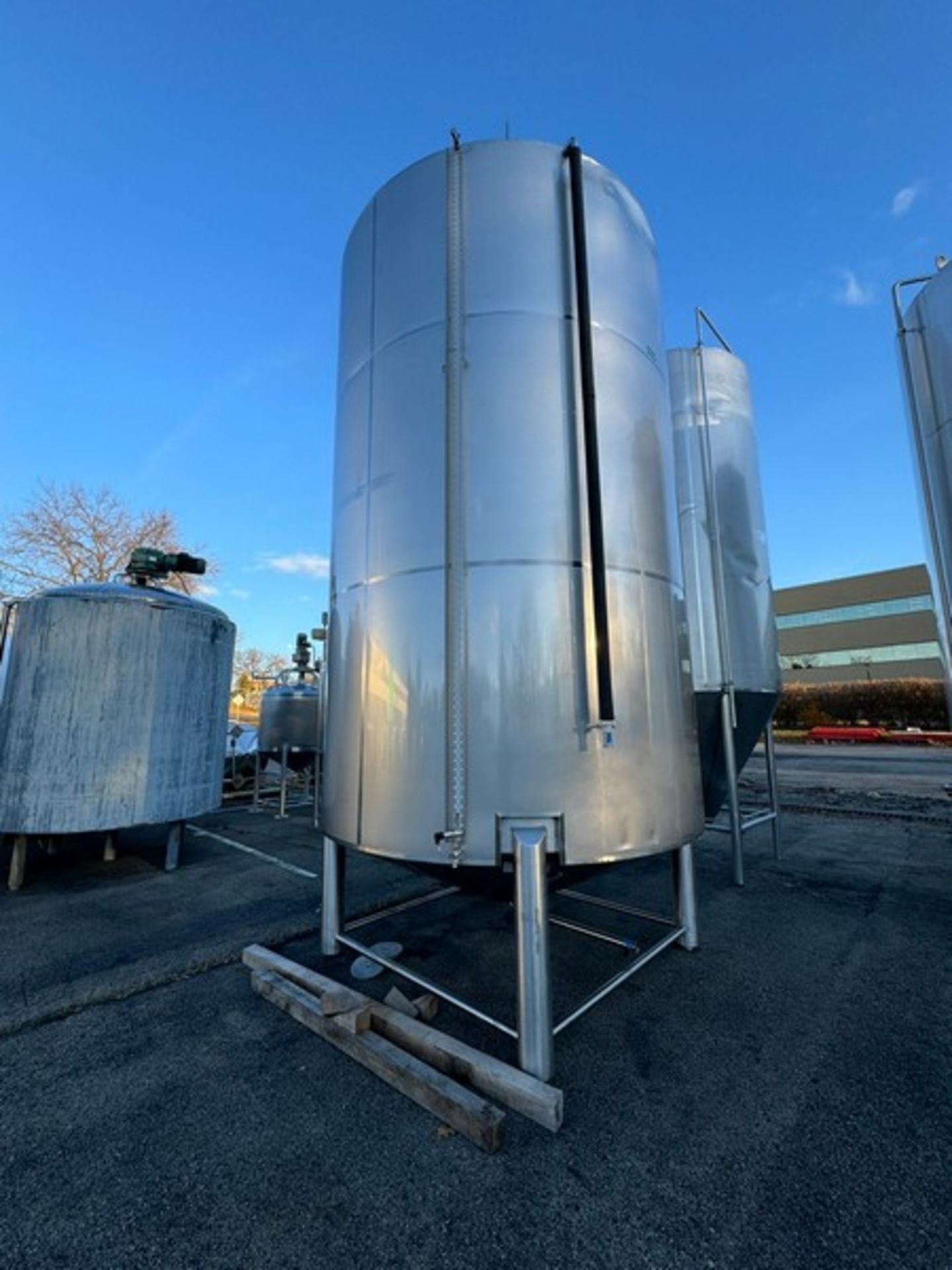 2012 Specific Mechanical Systems 200 BBL Capacity S/S Cold Liquor Tank, S/N RMP-136-12-300, with S/S - Image 2 of 7