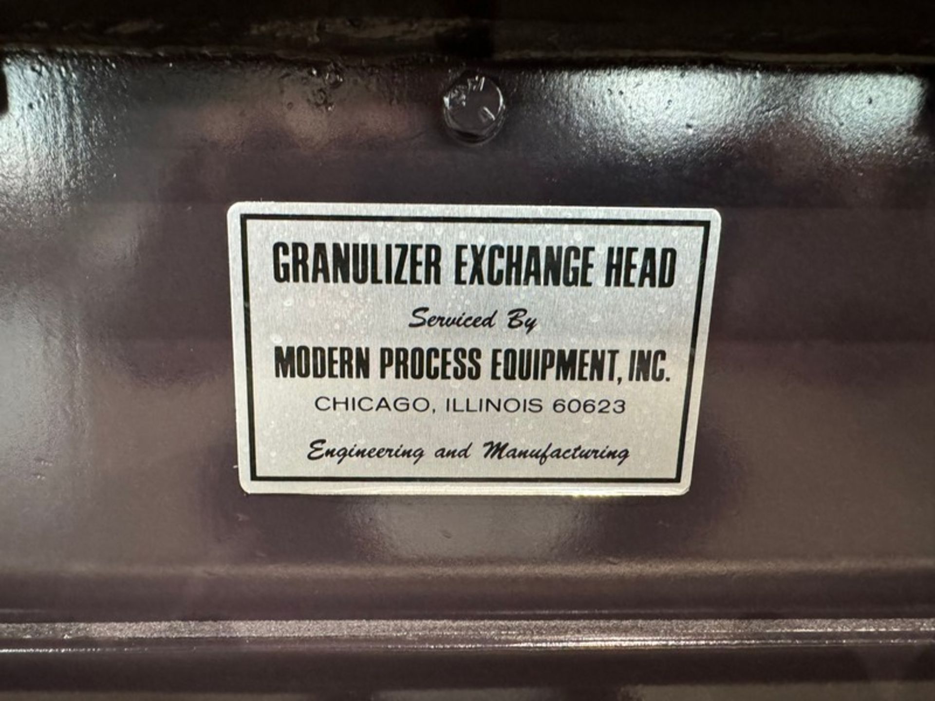 (3) NEW Modern Process Equipment Inc. GranulizerExchange Heads, with Dual Aprox. 30” L Grinding - Bild 4 aus 7