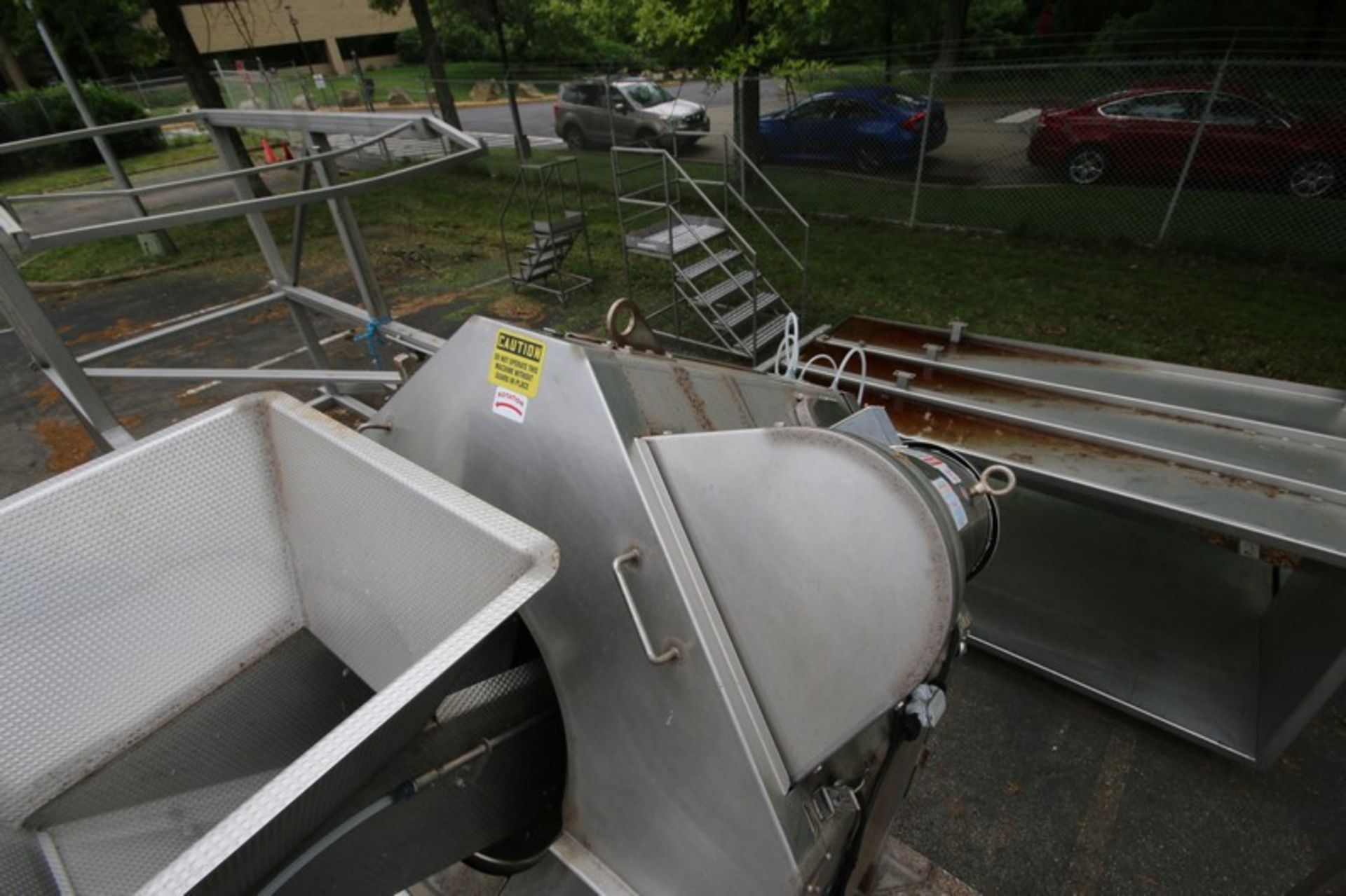 HMI S/S Spin Dryer,M/N AB-100 SPINDRYER, S/N 17035-2, with Baldor 10 ho S/S Clad Motor, Mounted on - Image 10 of 11