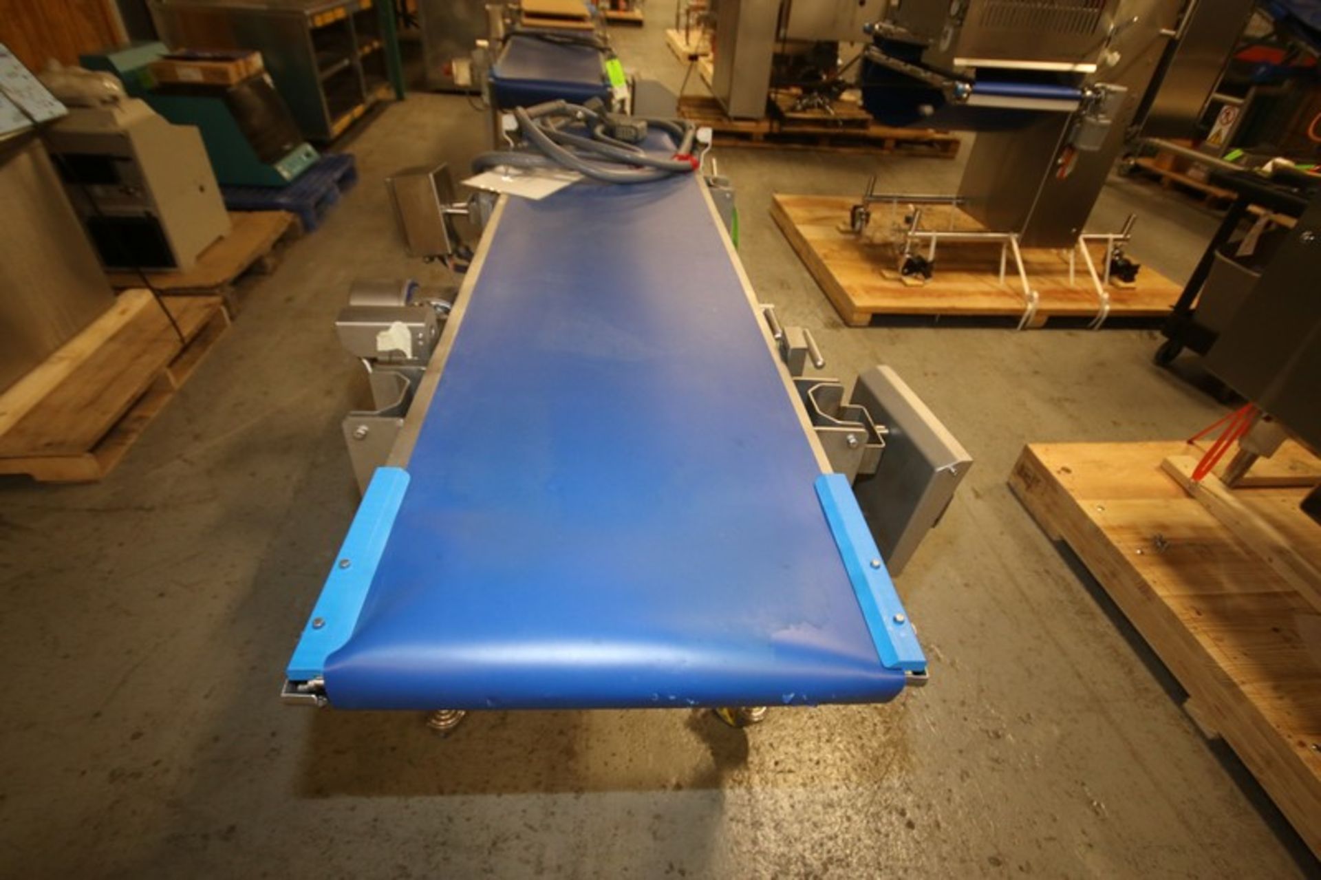 2019 Alimec Aprox. 88" L x 19 1/2" W x 35" H S/S Belt Conveyor, SN 813-58, with Bauer S/S Drive - Bild 2 aus 4