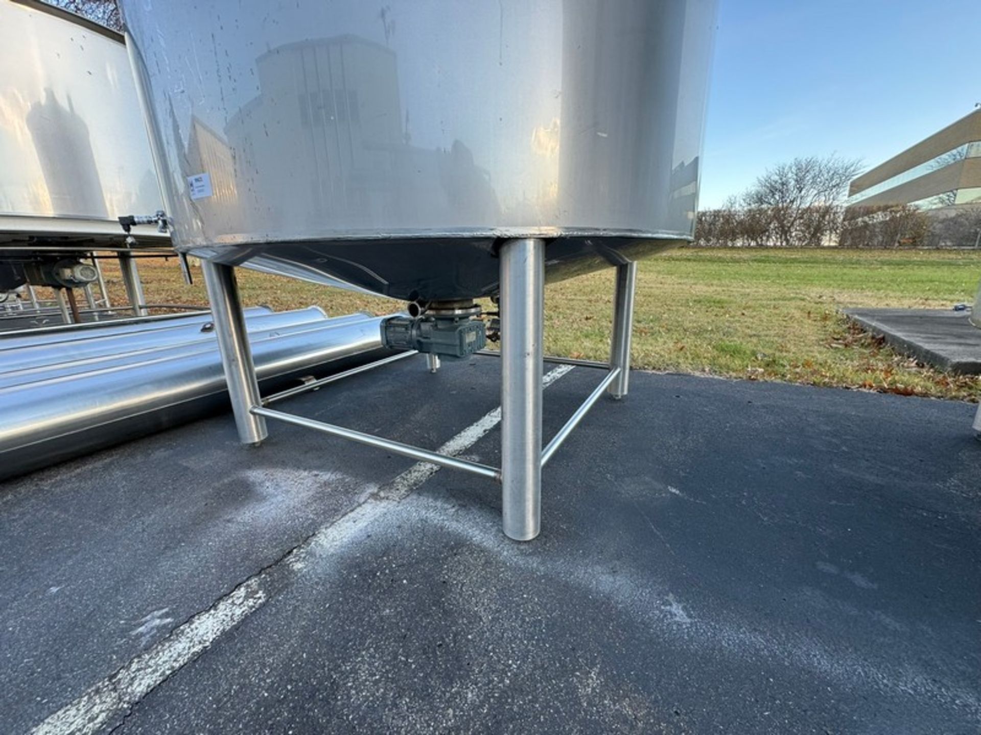 2012 Specific Mechanical Systems 45 BBL Capacity S/S Mash Tun Tank, S/N RMP-136-12, with Legs & S/ - Image 5 of 13