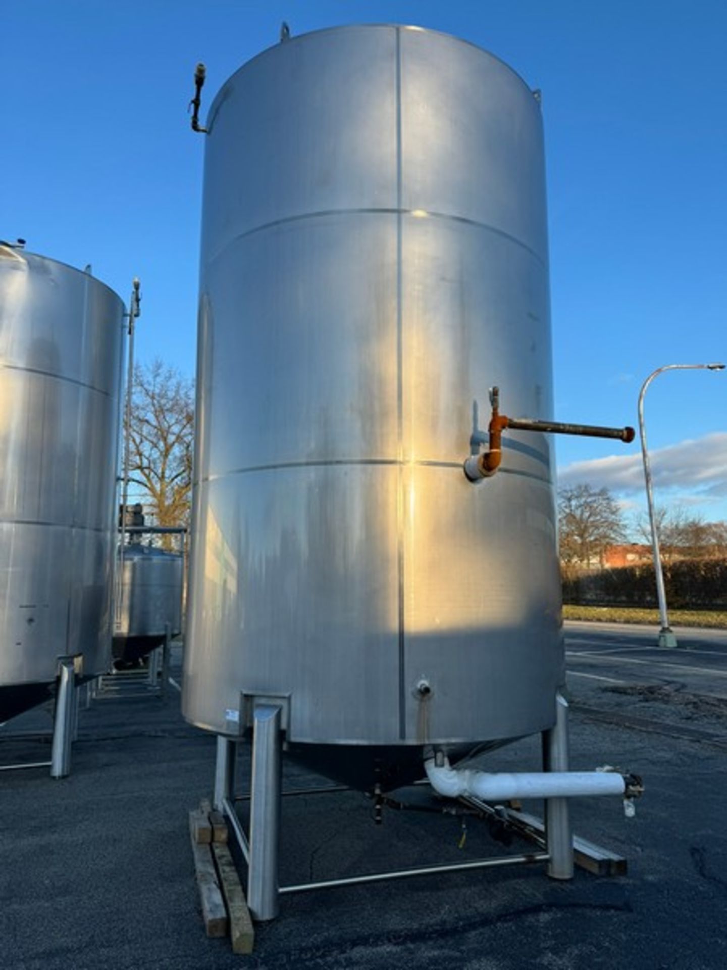 2012 Specific Mechanical Systems 200 BBL Capacity S/S Cold Liquor Tank, S/N RMP-136-12-300, with S/S - Bild 2 aus 10