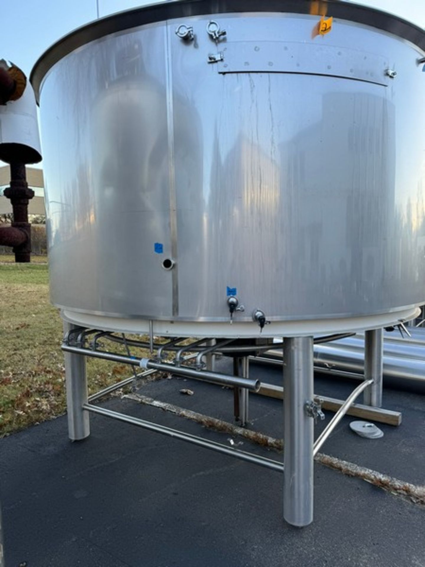 2012 Specific Mechanical Systems 45 BBL Capacity S/S Lauter Tun Tank, S/N RMP-136-12, with Legs, - Bild 8 aus 14