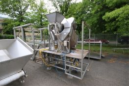 HMI S/S Spin Dryer,M/N AB-100 SPINDRYER, S/N 17035-2, with Baldor 10 ho S/S Clad Motor, Mounted on