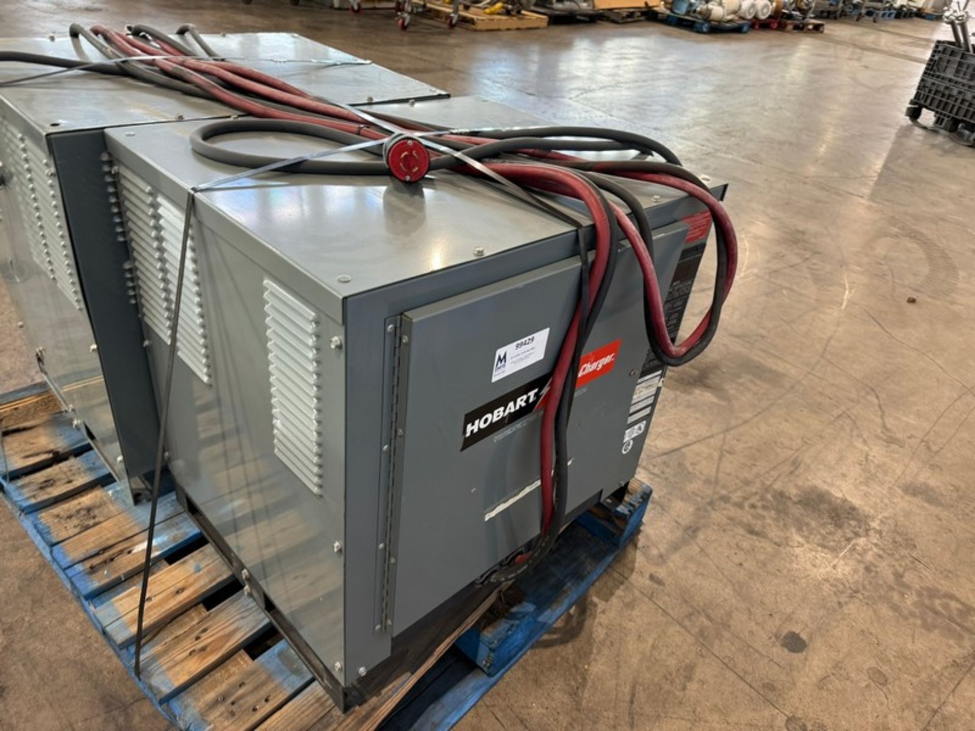 Hobart Accu-Charge Forklift Battery Charger,M/N 1050C3-1B, S/N 238CS03945, with Gray Connector ( - Image 2 of 4