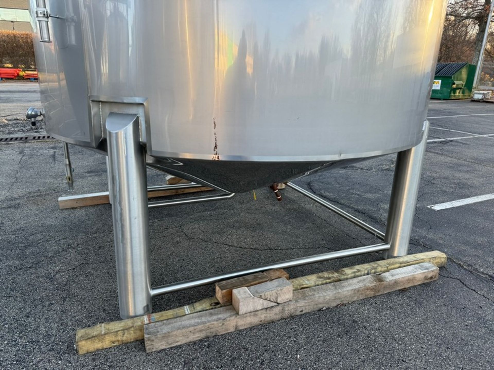 2012 Specific Mechanical Systems 200 BBL Capacity S/S Cold Liquor Tank, S/N RMP-136-12-300, with S/S - Bild 7 aus 10