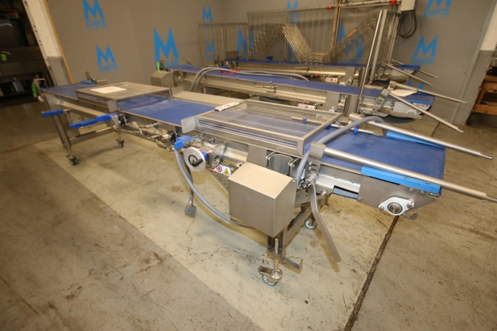 2019 Alimec Aprox. 159" L x 19 1/2" W x 34" H S/S Belt Conveyor, SN 813-55, with Bauer S/S Drive - Image 2 of 6