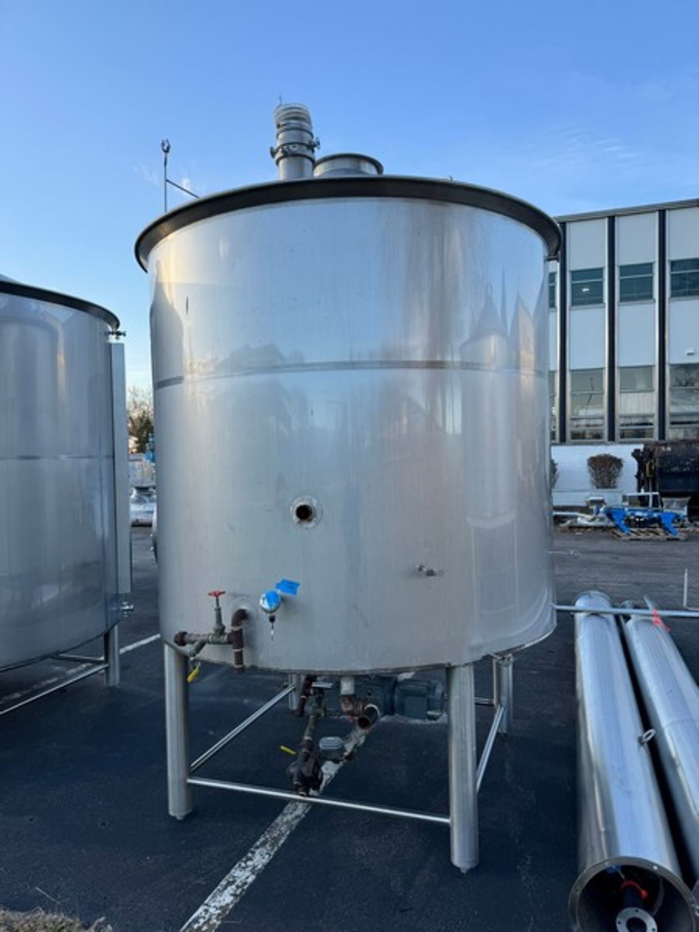 2012 Specific Mechanical Systems 45 BBL Capacity S/S Mash Tun Tank, S/N RMP-136-12, with Legs & S/ - Image 6 of 13
