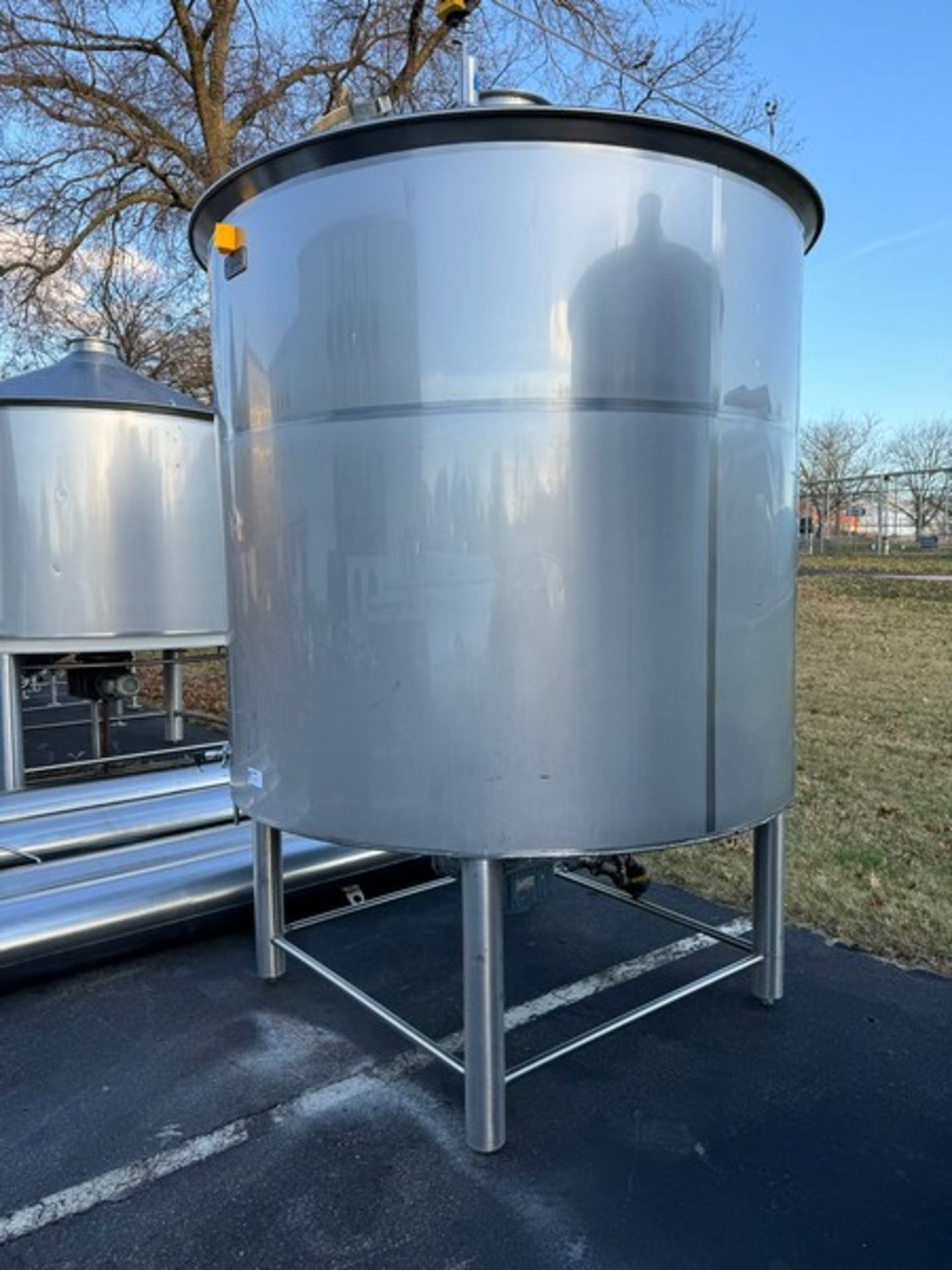 2012 Specific Mechanical Systems 45 BBL Capacity S/S Mash Tun Tank, S/N RMP-136-12, with Legs & S/ - Image 2 of 13