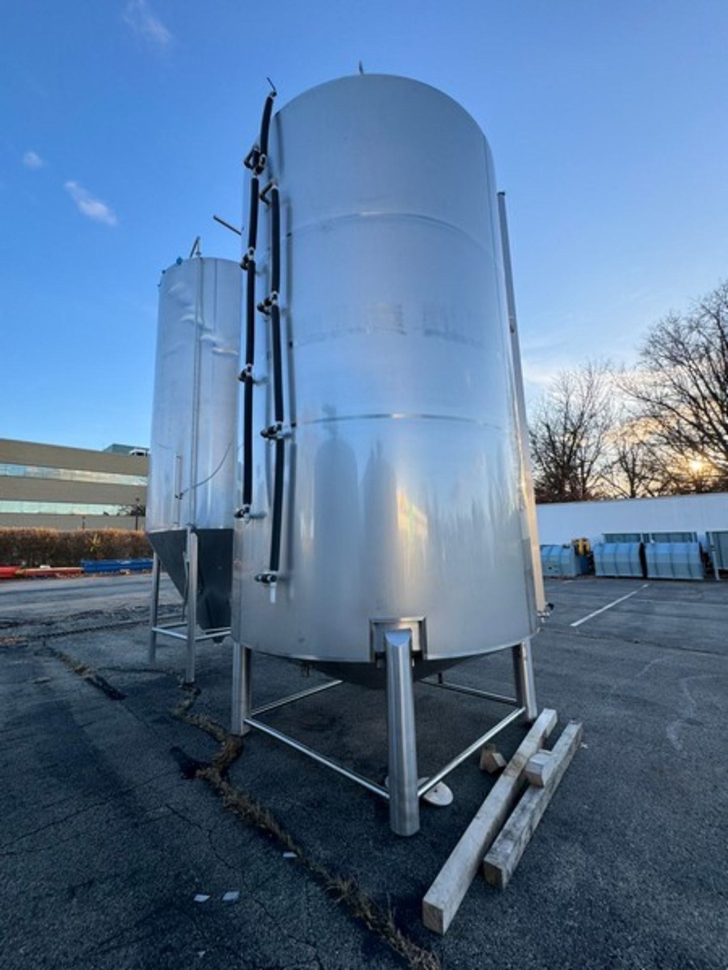 2012 Specific Mechanical Systems 200 BBL Capacity S/S Cold Liquor Tank, S/N RMP-136-12-300, with S/S - Image 4 of 7