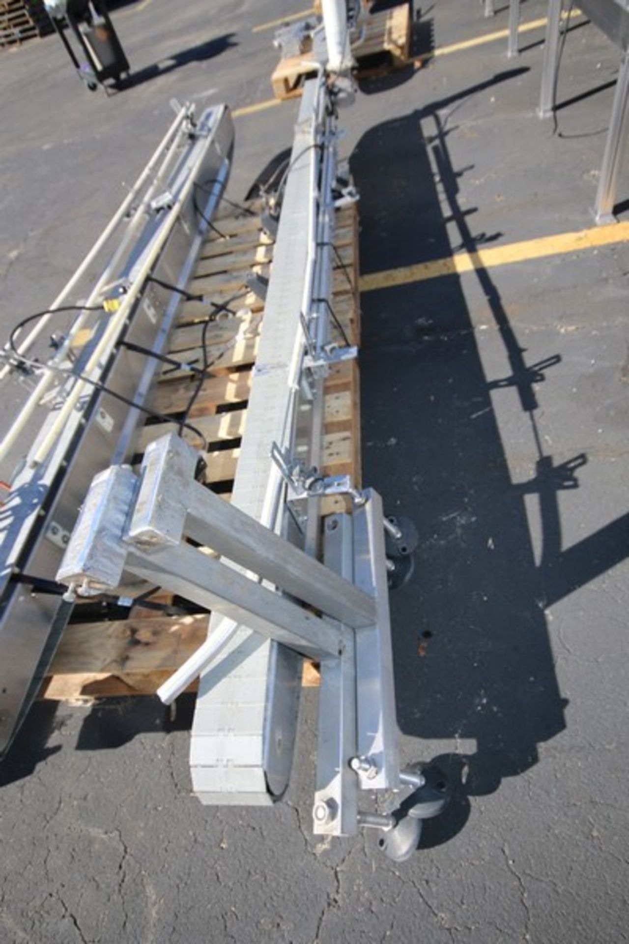 11' L S/S Product Conveyor Section with 4.5" W Plastic Conveyor, Drive with Leg Supports (INV# - Image 2 of 2