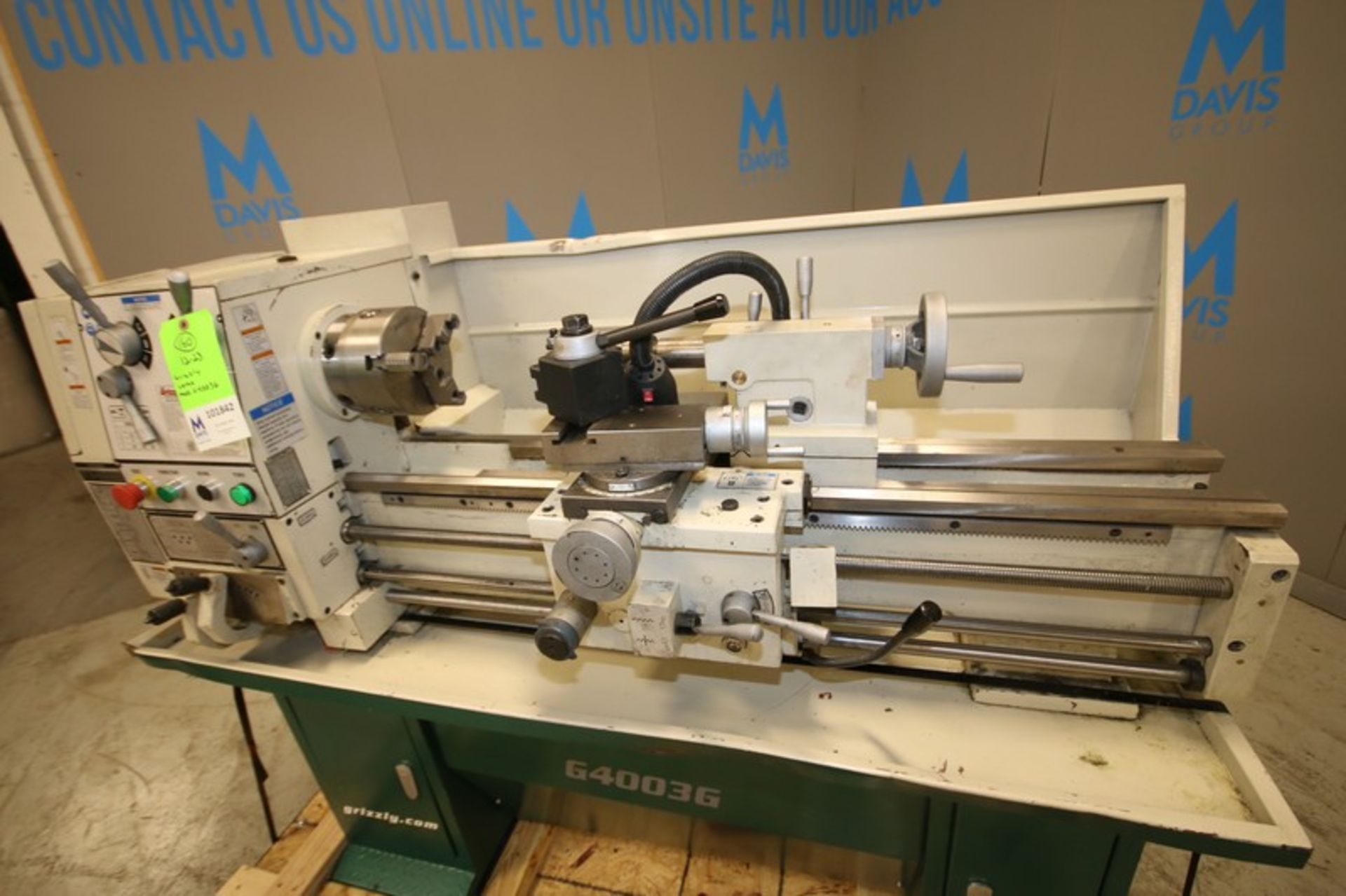 2021 Grizzley 12" x 36" Gunsmith's Lathe, Model G4003G, SN 0120050339, with 2 hp Motor, 220V, - Image 2 of 14