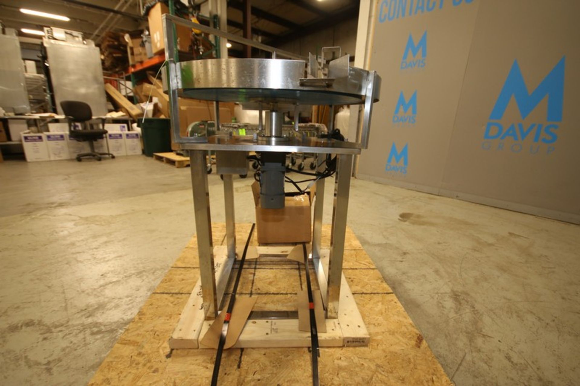 28" W x 32" H Round S/S Accumulation Conveyor, 110V (INV#101628) (Located @ the MDG Auction Showroom - Image 3 of 7