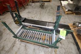 (2) Sections of Conveyor Including (1) Titan 8' L x 27" H with 2" W x 27" H Skate Conveyor (INV#