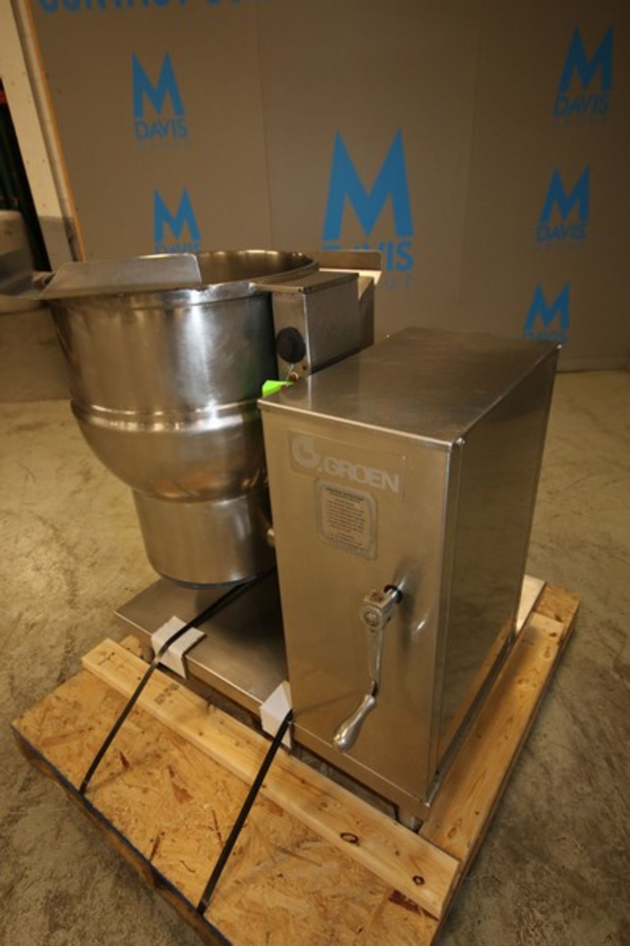 Groen 20 Gallon Jacketed S/S Tilt Kettle, Model DH-20, SN 124923, 115V, Propane Gas, Max W.P. 50 psi - Image 3 of 8