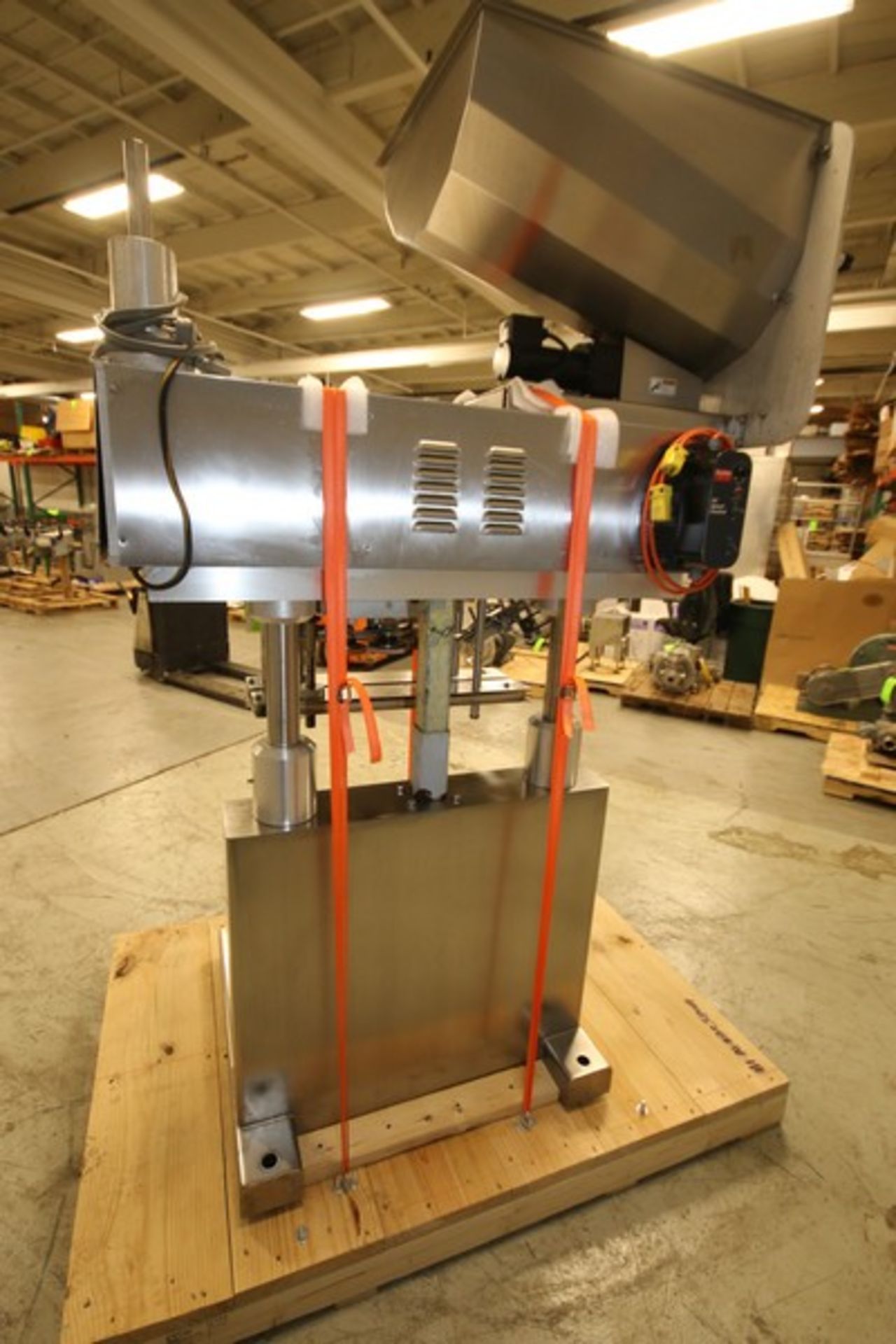 ACASI 6-Head Inline Capper, Model CA 5100, SN 1019 with Cap Feeder & Controls (INV#101744) ( - Image 11 of 17