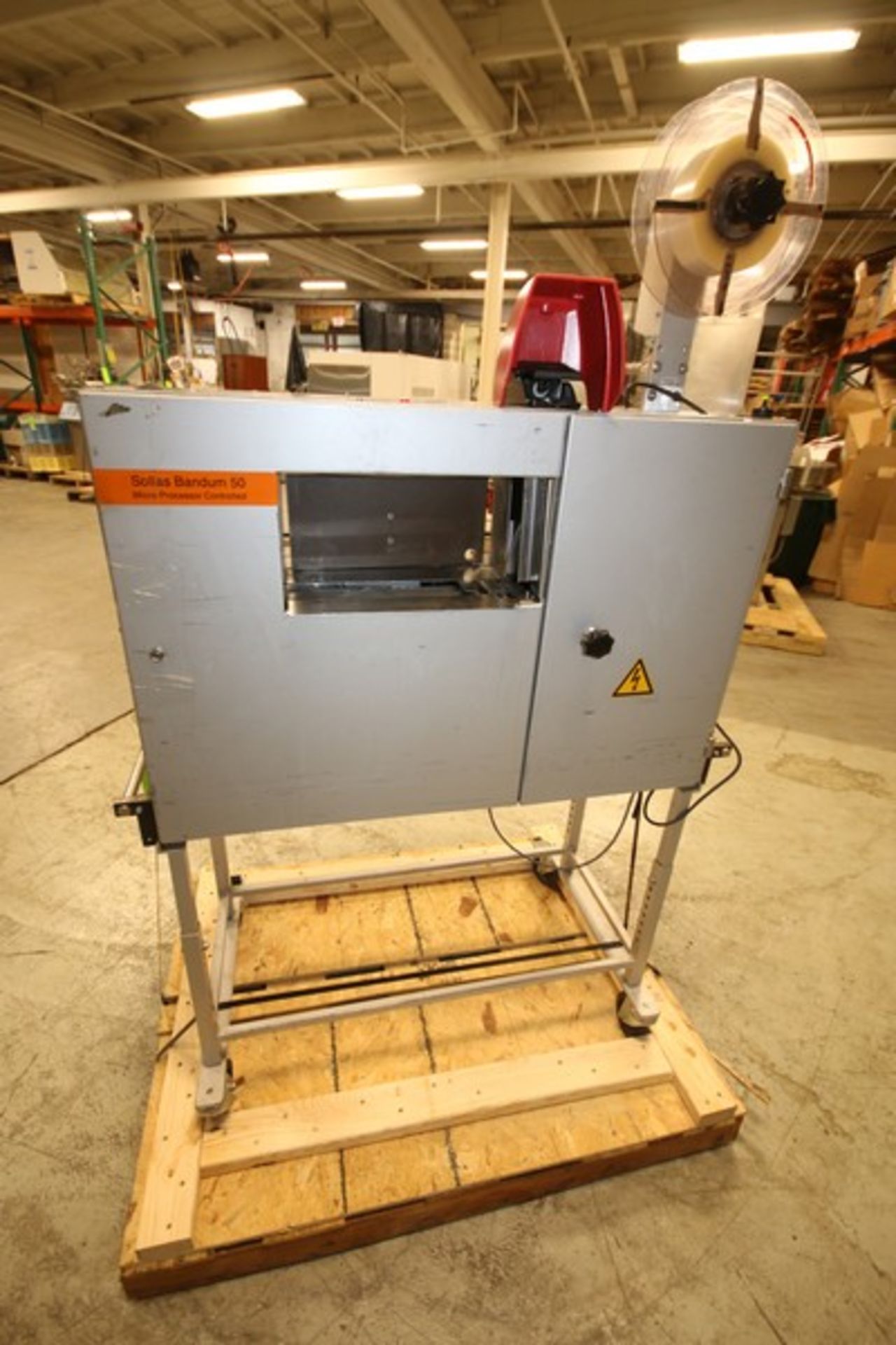 Sollas Portable Banding Machine, type B50/M.P.C, SN 52-001, 115V, with Foot Controller (INV# - Image 3 of 6