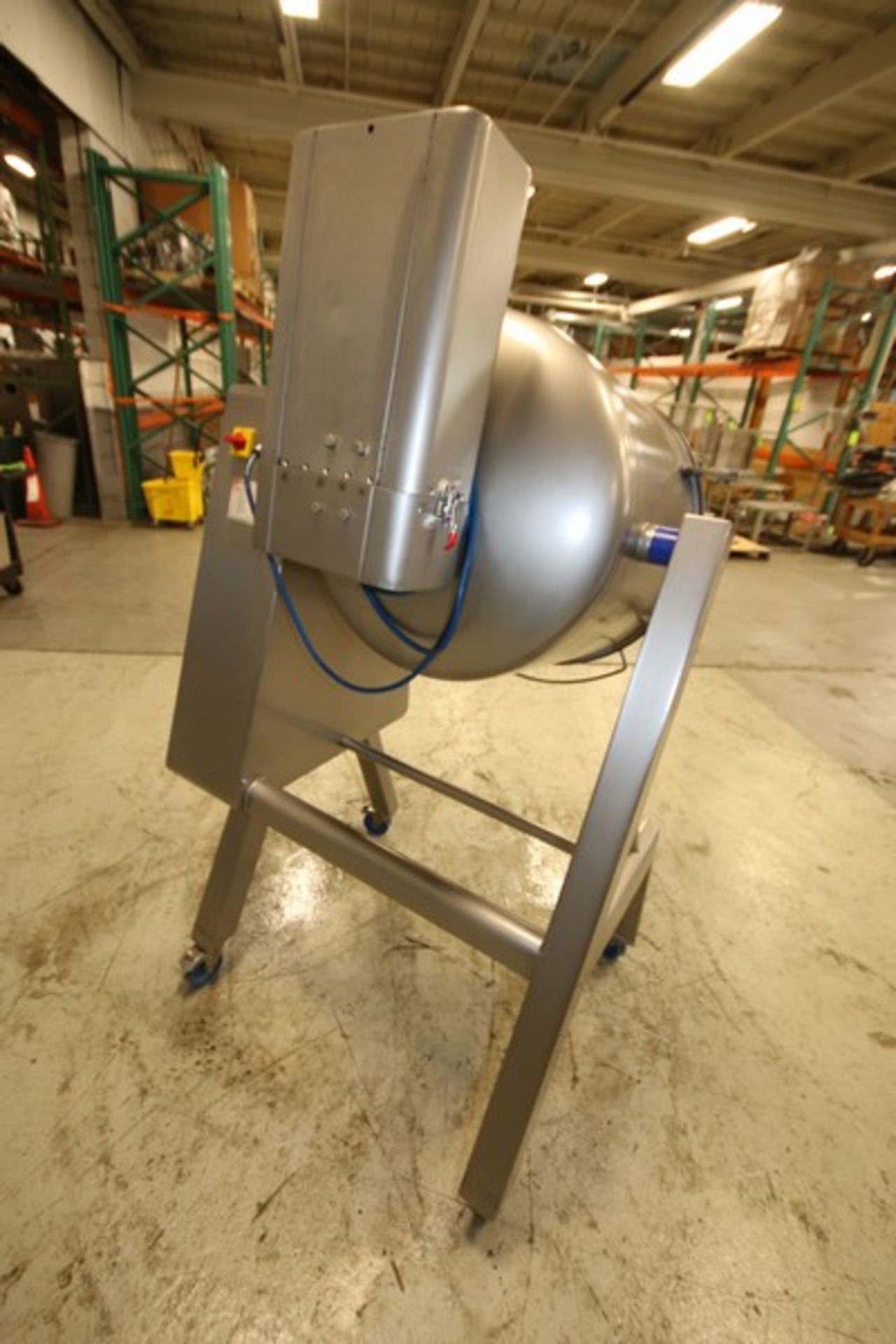 2020 Vakona, 250L Portable S/S Mixer, Model FM-250-STL, SN 2770, with Tilt Capability Hinged Lid & - Image 4 of 8