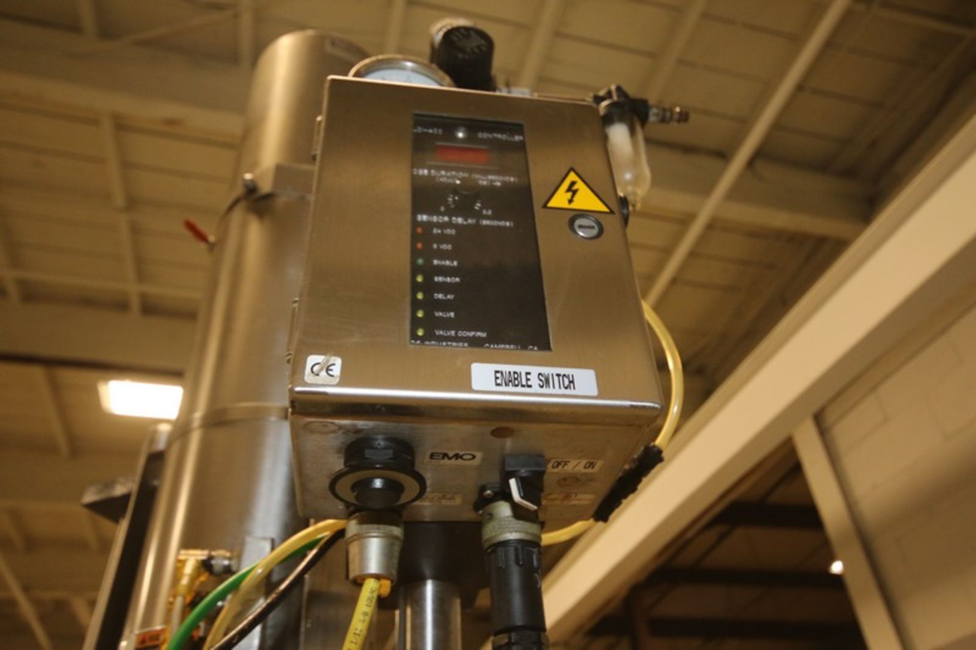 VBS Industries Liquid Nitrogen Injector, Model LCI-400, SN 5560, Mounted on S/S Stand with - Image 10 of 11