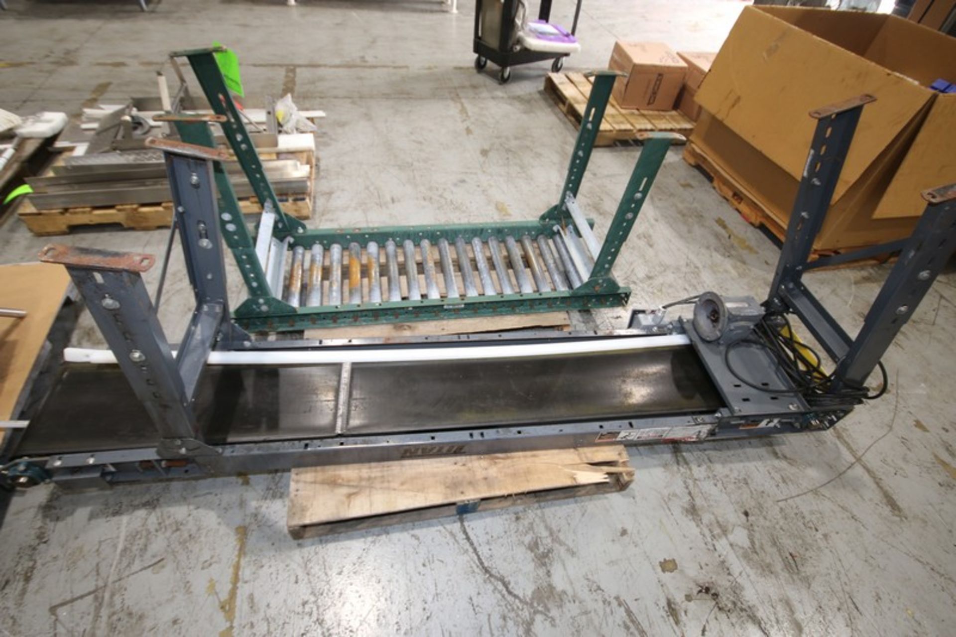 (2) Sections of Conveyor Including (1) Titan 8' L x 27" H with 2" W x 27" H Skate Conveyor (INV# - Image 2 of 2