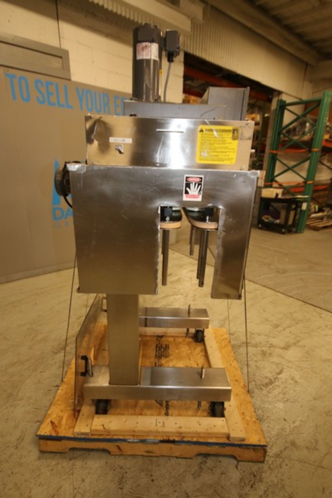 Kaps - All In Line S/S Capper, Model FE4-R, SN 4912, with 4 - Heads, Controls, 110V (INV#101589) ( - Image 8 of 10