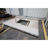 127" L x 88" W S/S VFFS / Scale Platform with Diamond Plate Deck with Some Supports (INV#96684) (