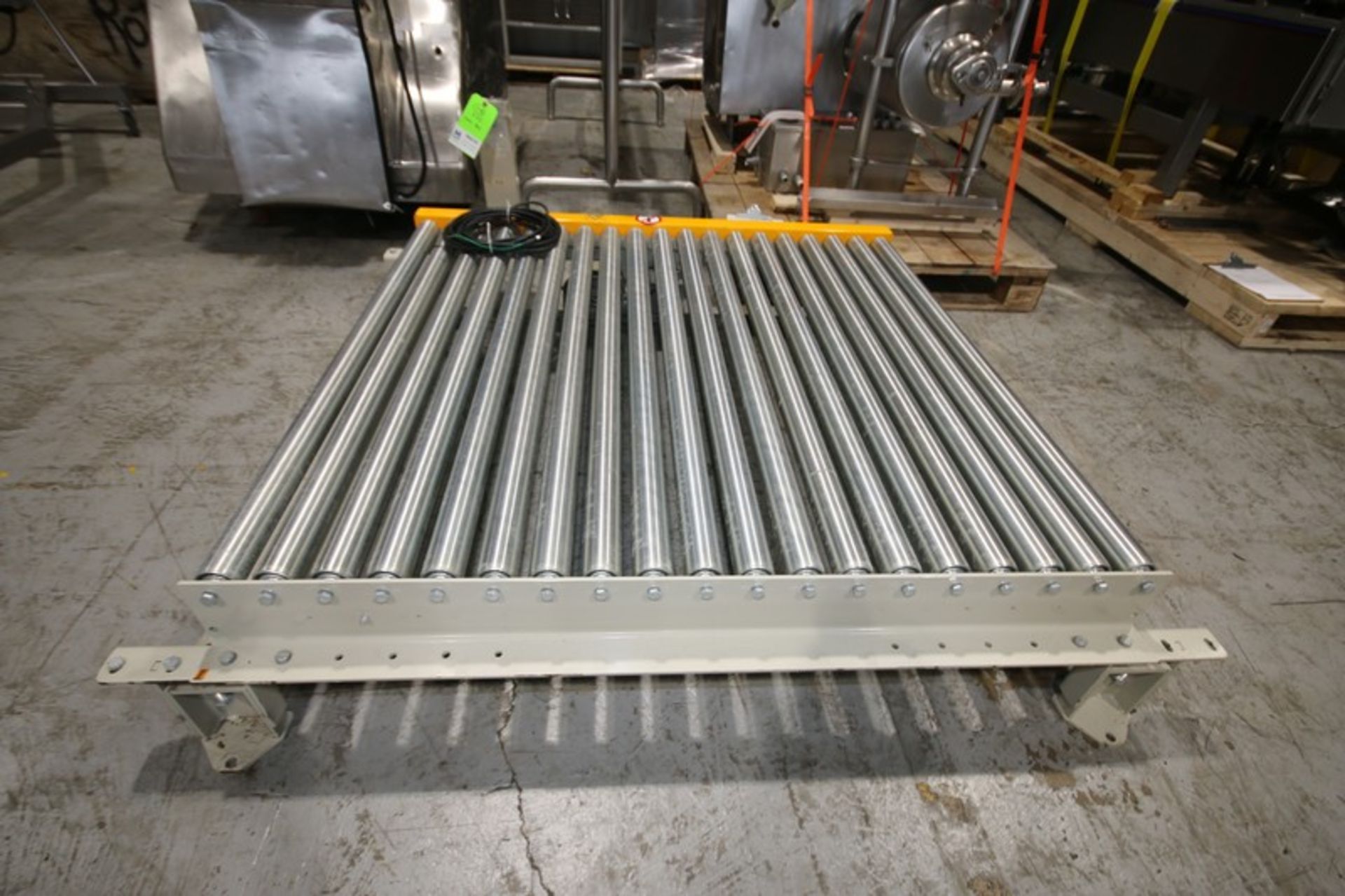 57" L x 52" W x 13" H Powered Conveyor Bed with SEW Drive Motor, (Like New Condition) (INV#96679) (