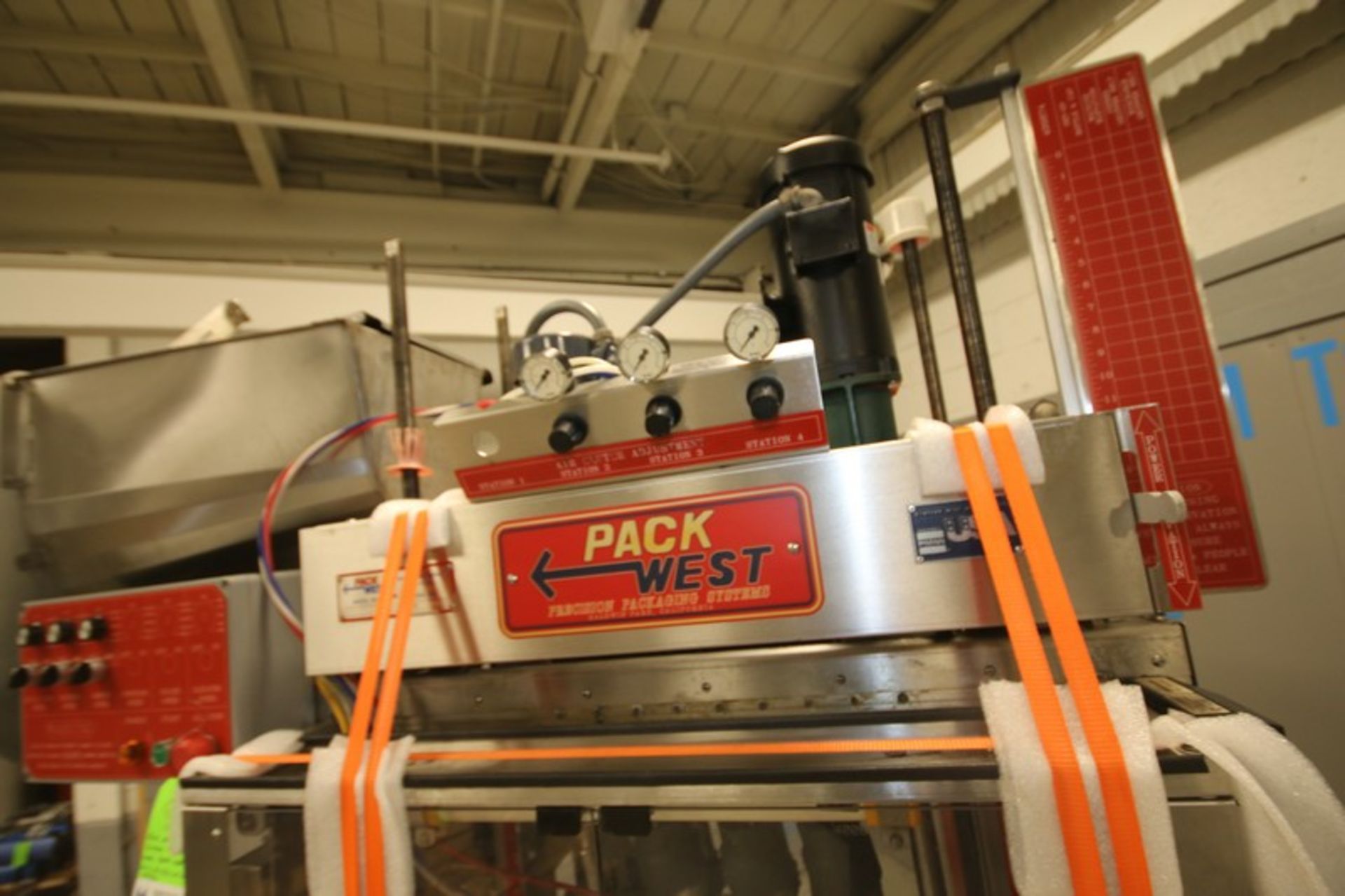 Pack West Precision Packaging Systems 8-Head S/S Inline Capper, Model AUTO 200 CAPPER, SN C-8-A/C- - Image 4 of 11