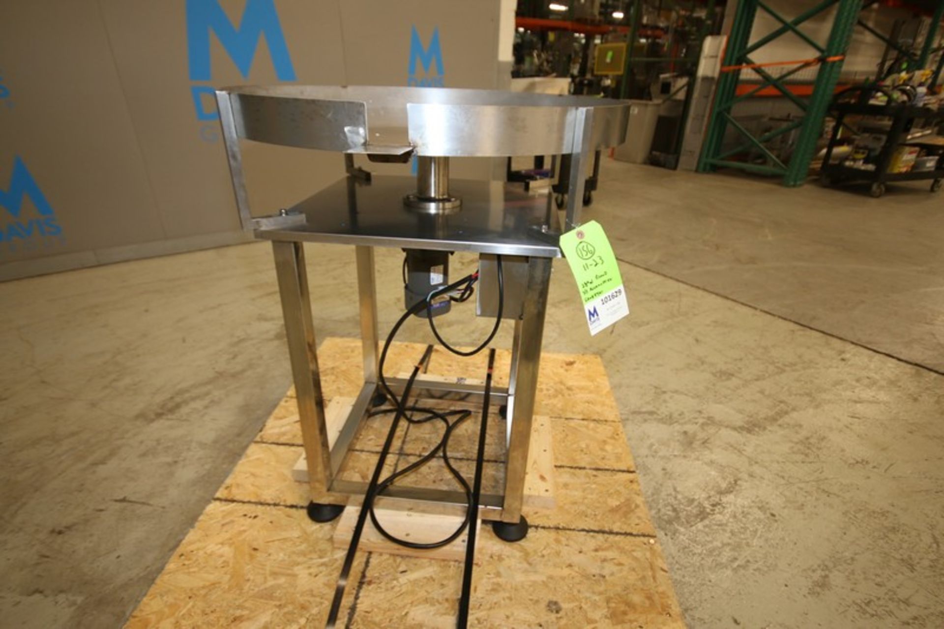 28" W x 32" H Round S/S Accumulation Conveyor, 110V(INV#101629) (Located @ the MDG Auction - Image 3 of 4