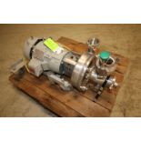 Tri Clover 7.5 hp Centrifugal Portable Pump, with Reliance 1755 rpm Motor, 4" x 3" CT Head, 230/