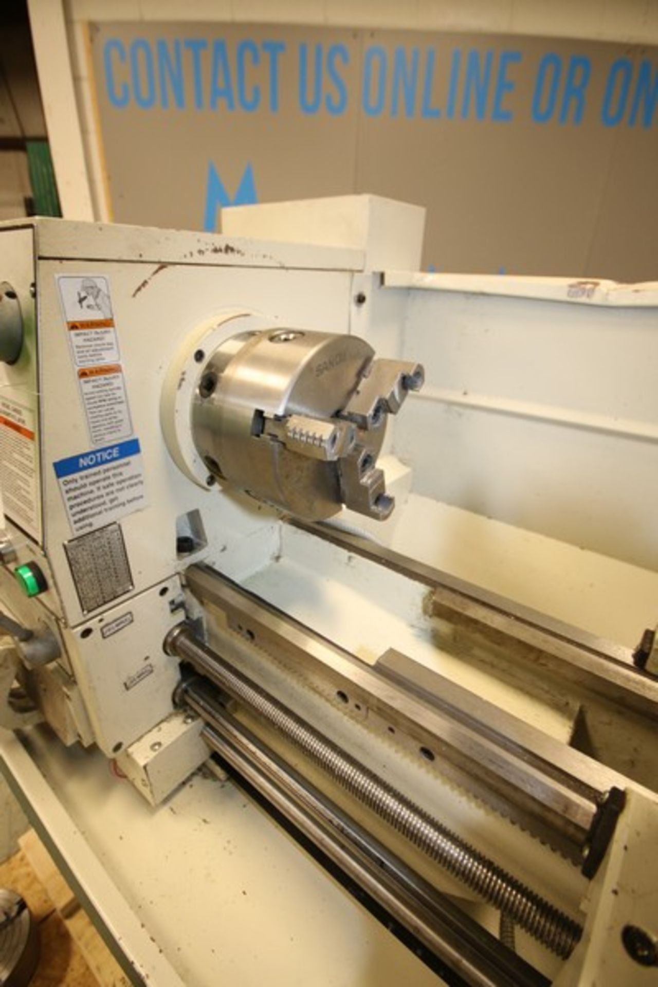 2021 Grizzley 12" x 36" Gunsmith's Lathe, Model G4003G, SN 0120050339, with 2 hp Motor, 220V, - Image 3 of 14