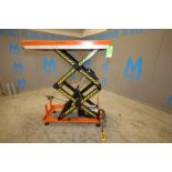 Bolton Tools 2,000 lbs. Capacity Hydraulic Scissor Lift Platform, Model ETW1000, SN 1907004, with