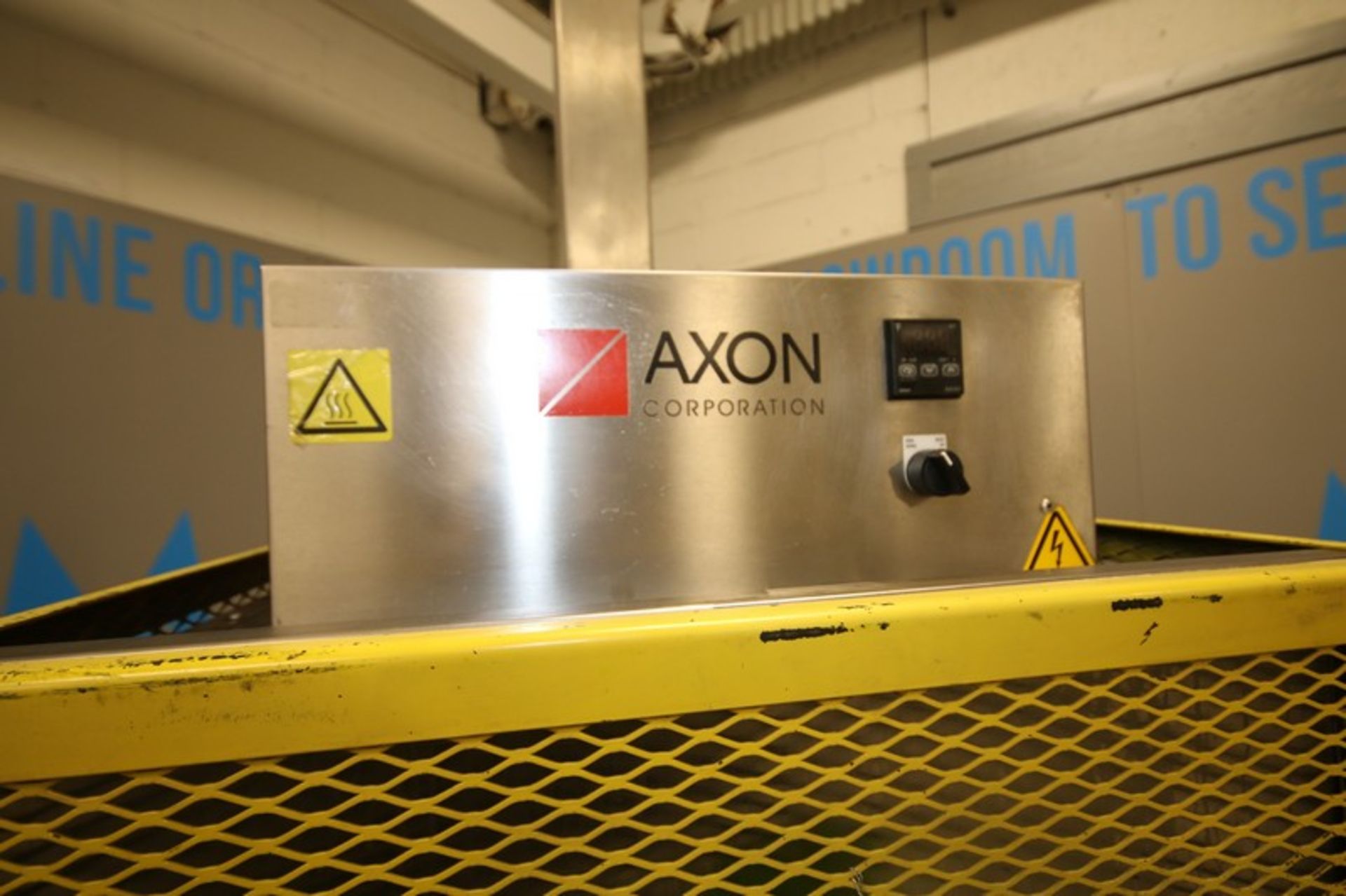 Axon Electric S/S Shrink Sleeve Heat Tunnel, Model E7 24 SRB2, SN E-051139, with 7" W x 7" H - Image 5 of 11
