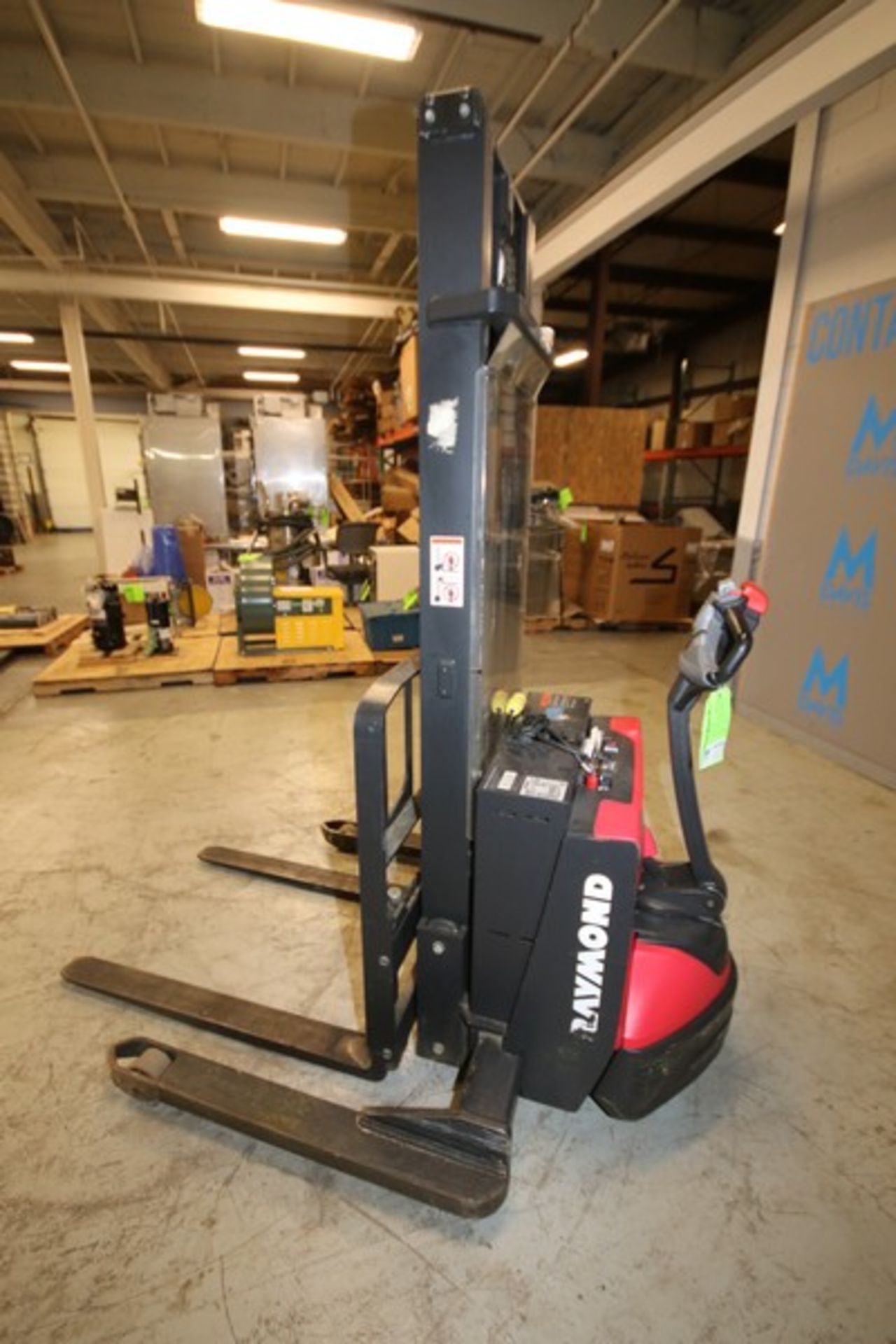 Raymond 2,000 lb Capacity 24V Walkie Pallet Stacker, Model 6210, SN 621-16-10589, with Self - Image 2 of 7