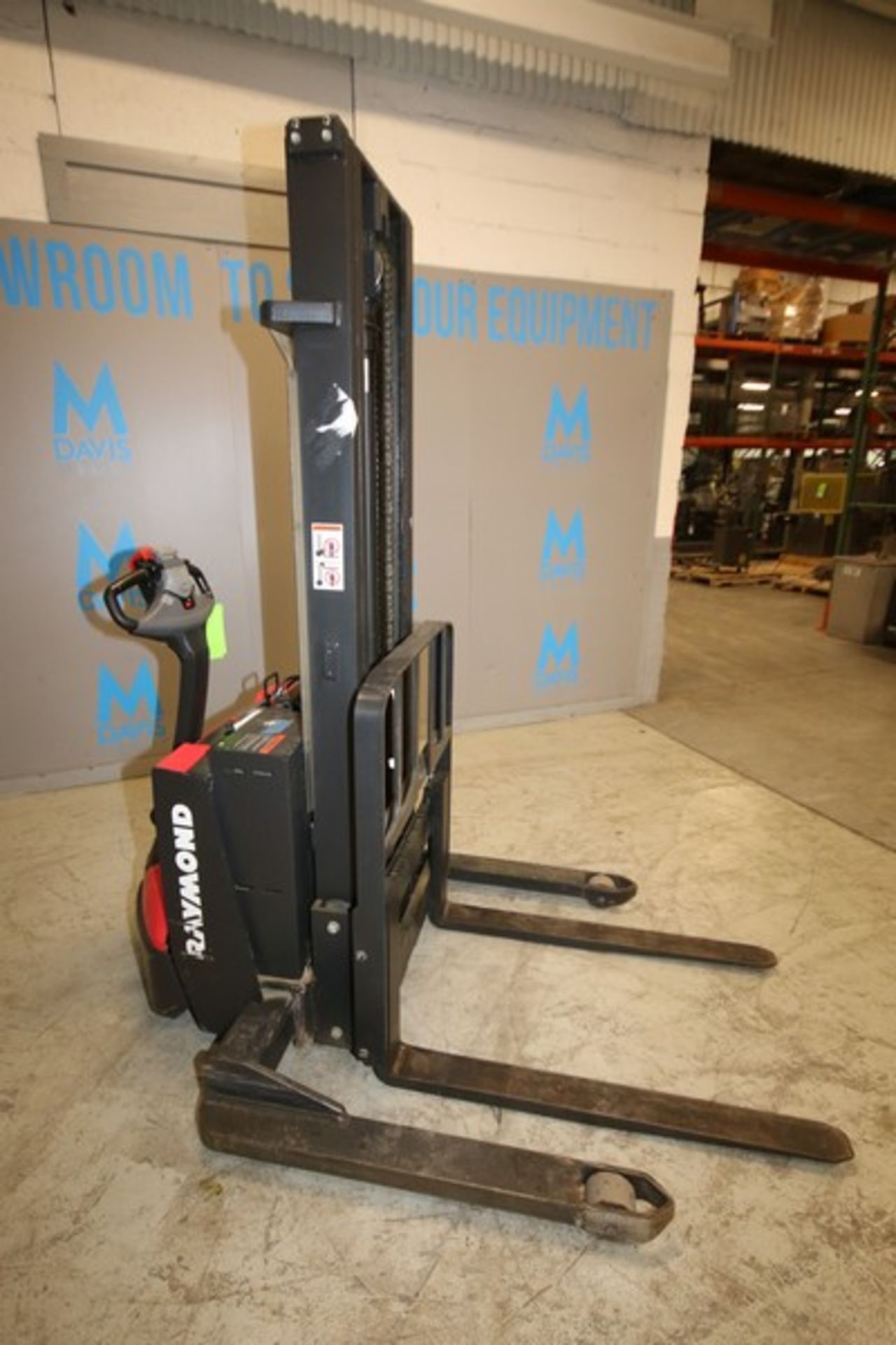 Raymond 2,000 lb Capacity 24V Walkie Pallet Stacker, Model 6210, SN 621-16-10589, with Self - Image 5 of 7