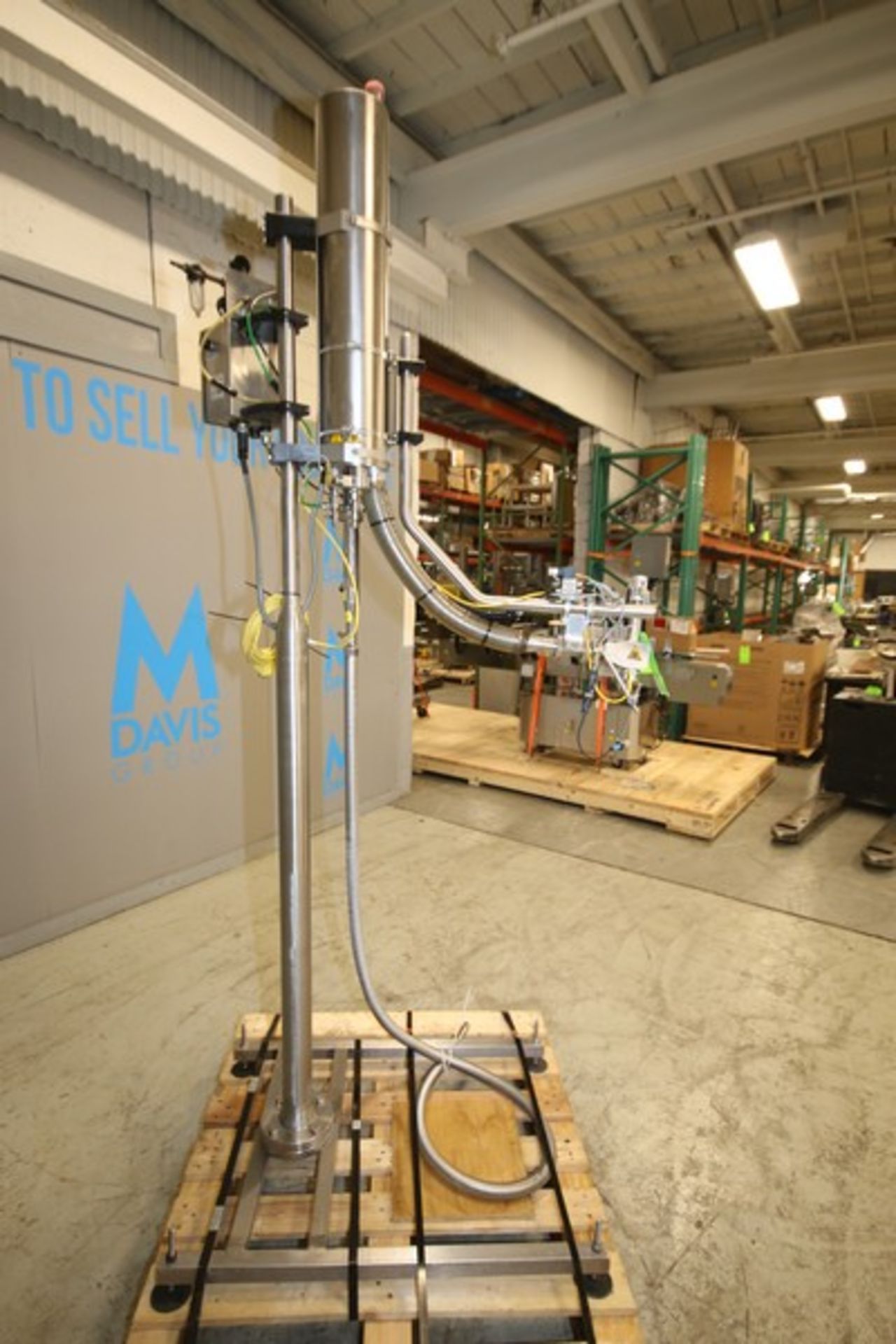 VBS Industries Liquid Nitrogen Injector, Model LCI-400, SN 5560, Mounted on S/S Stand with - Image 7 of 11