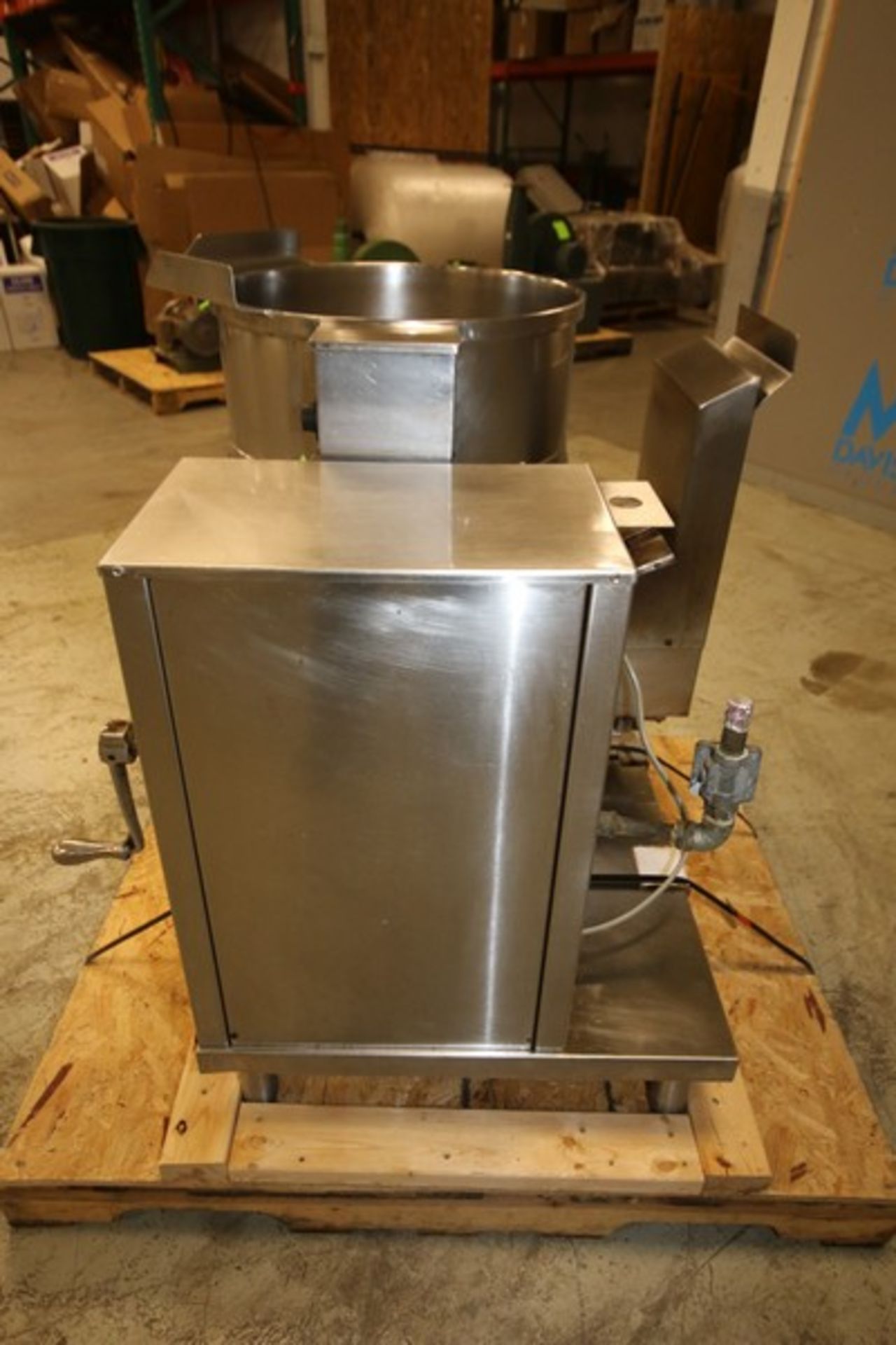 Groen 20 Gallon Jacketed S/S Tilt Kettle, Model DH-20, SN 124923, 115V, Propane Gas, Max W.P. 50 psi - Image 4 of 8