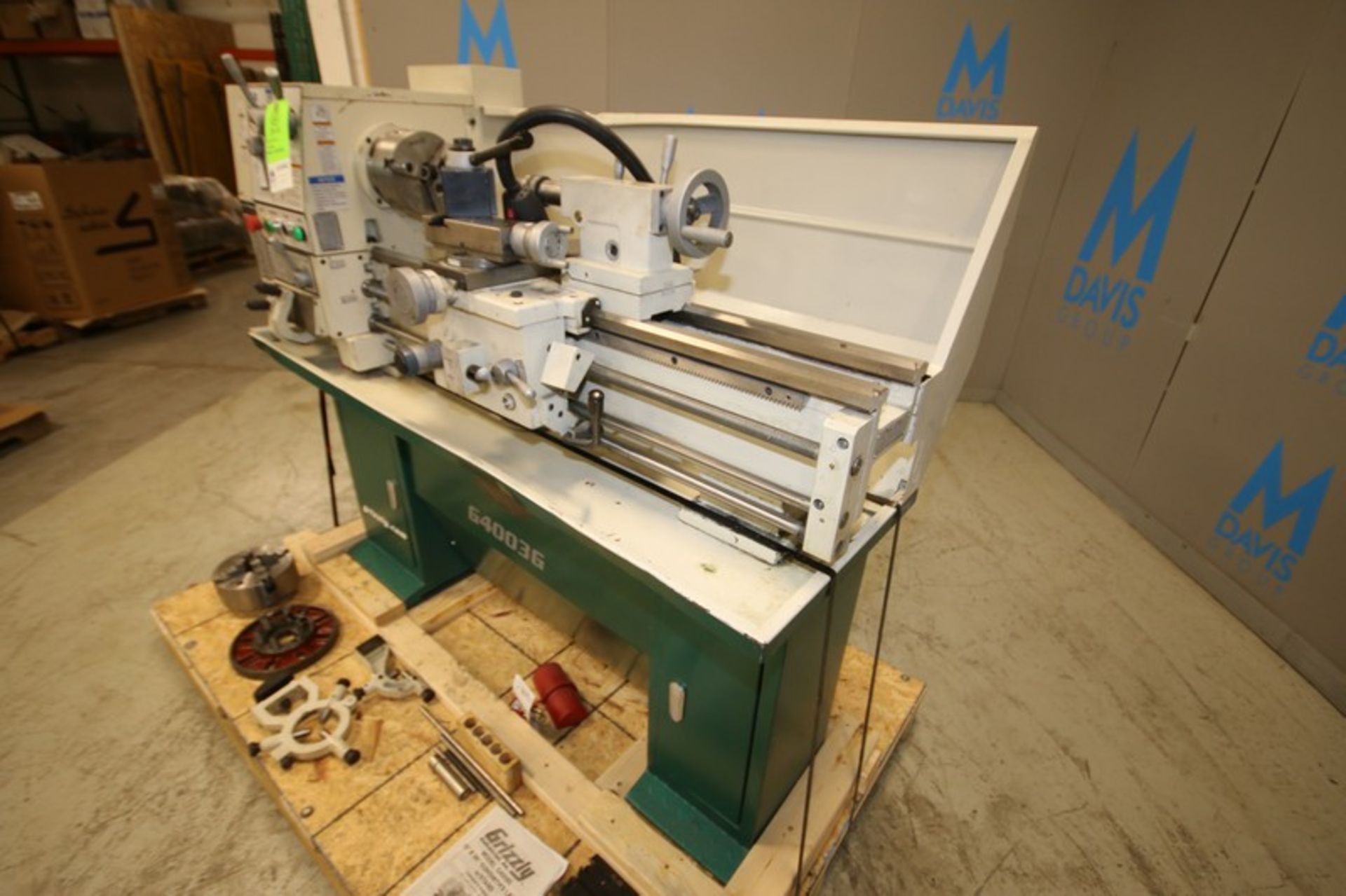 2021 Grizzley 12" x 36" Gunsmith's Lathe, Model G4003G, SN 0120050339, with 2 hp Motor, 220V, - Image 5 of 14
