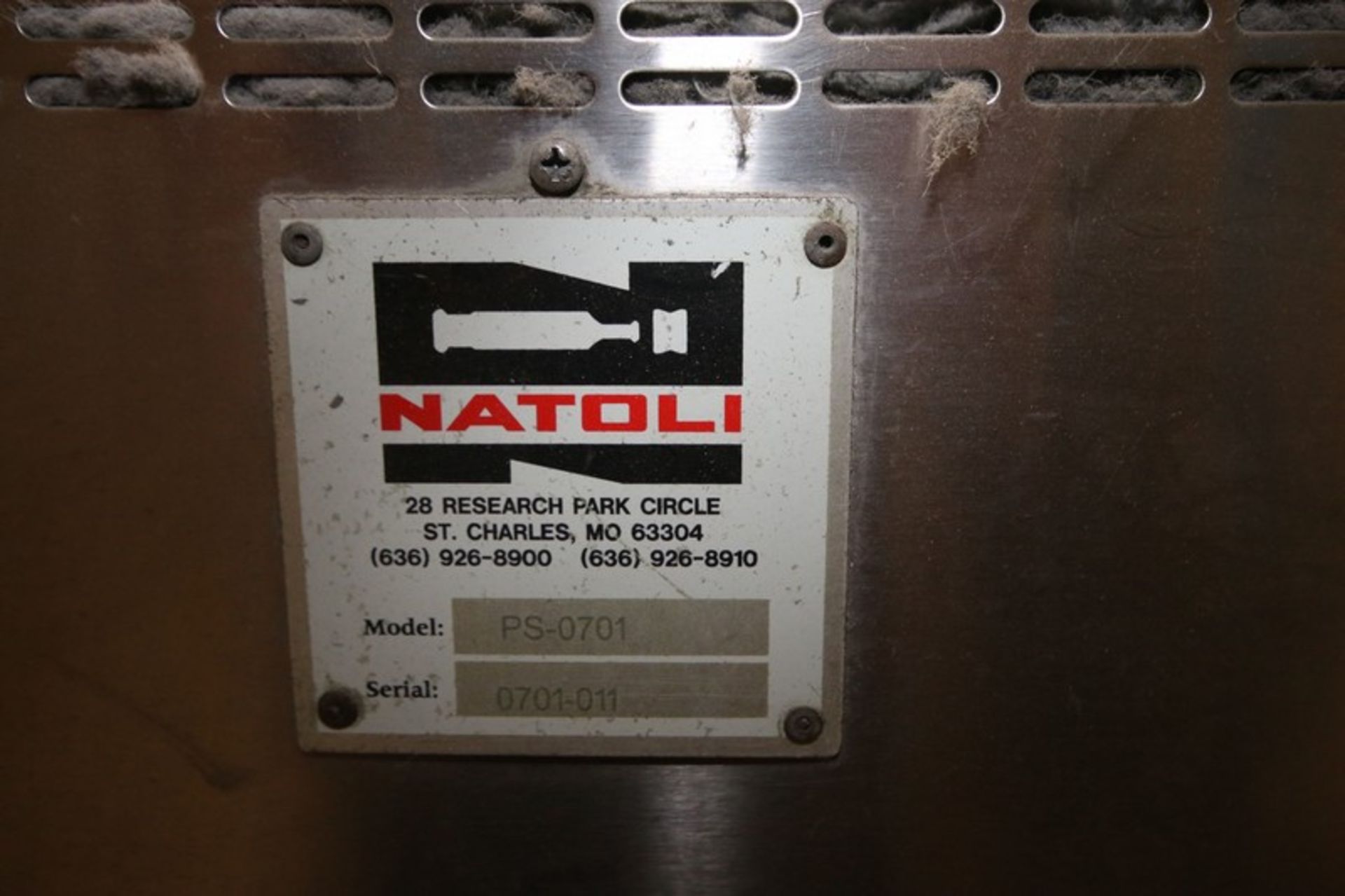 Natoli Polisher / Buffer, Model PS-0701, with Baldor Double End Grinder Cat #1111, Natoli S/S Dust - Image 5 of 6