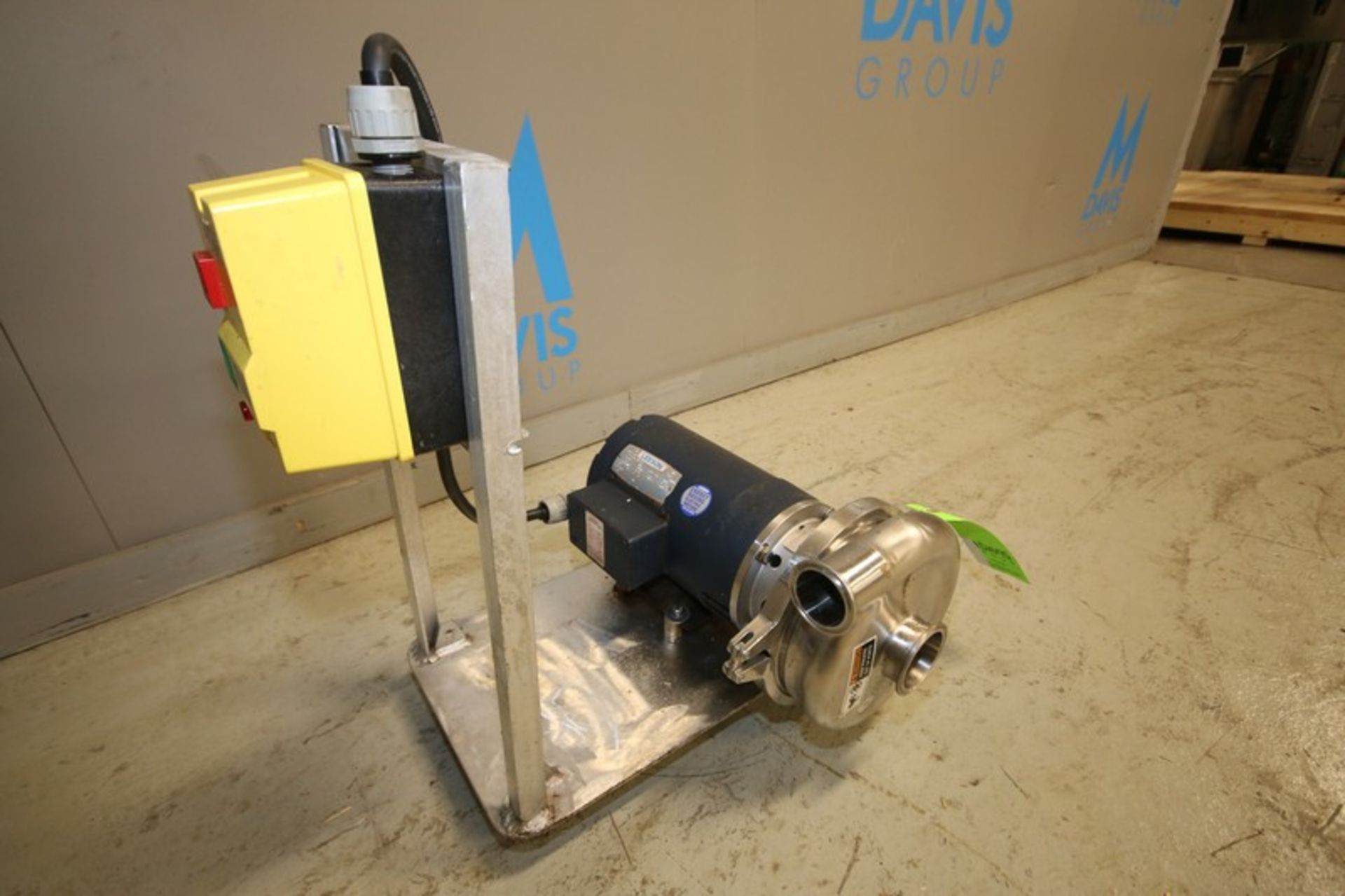 SPX / Waukesha / CB 3 hp Portable S/S Centrifugal Pump, Model 2065, SN 1000002859685, with 2 1/2" - Image 3 of 6