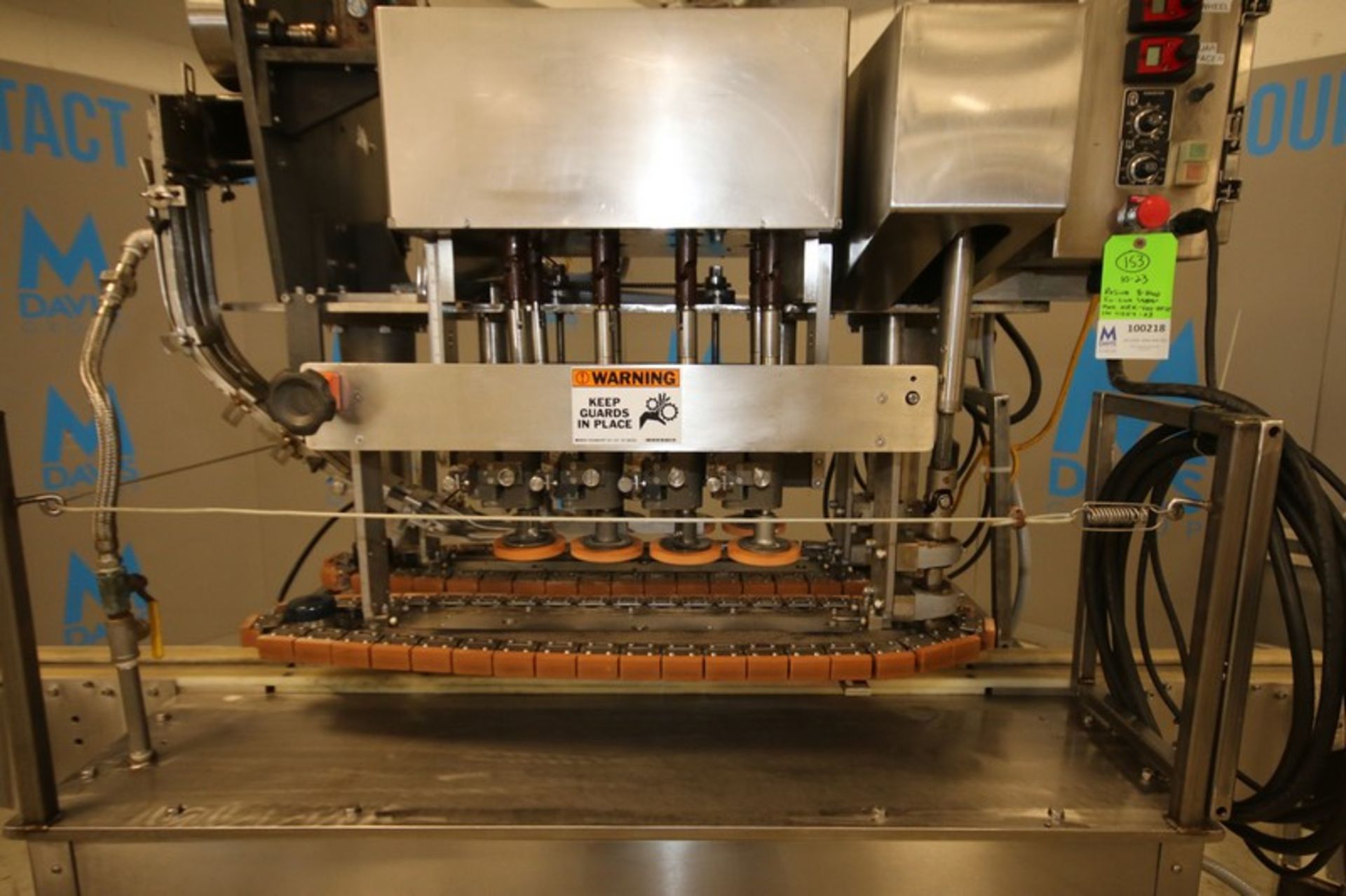 Resina 8 - Head In-LIne S/S Capper, Model NRK-400-HFST, SN 11004-03, with 4.5" W conveyor, On- - Image 2 of 14